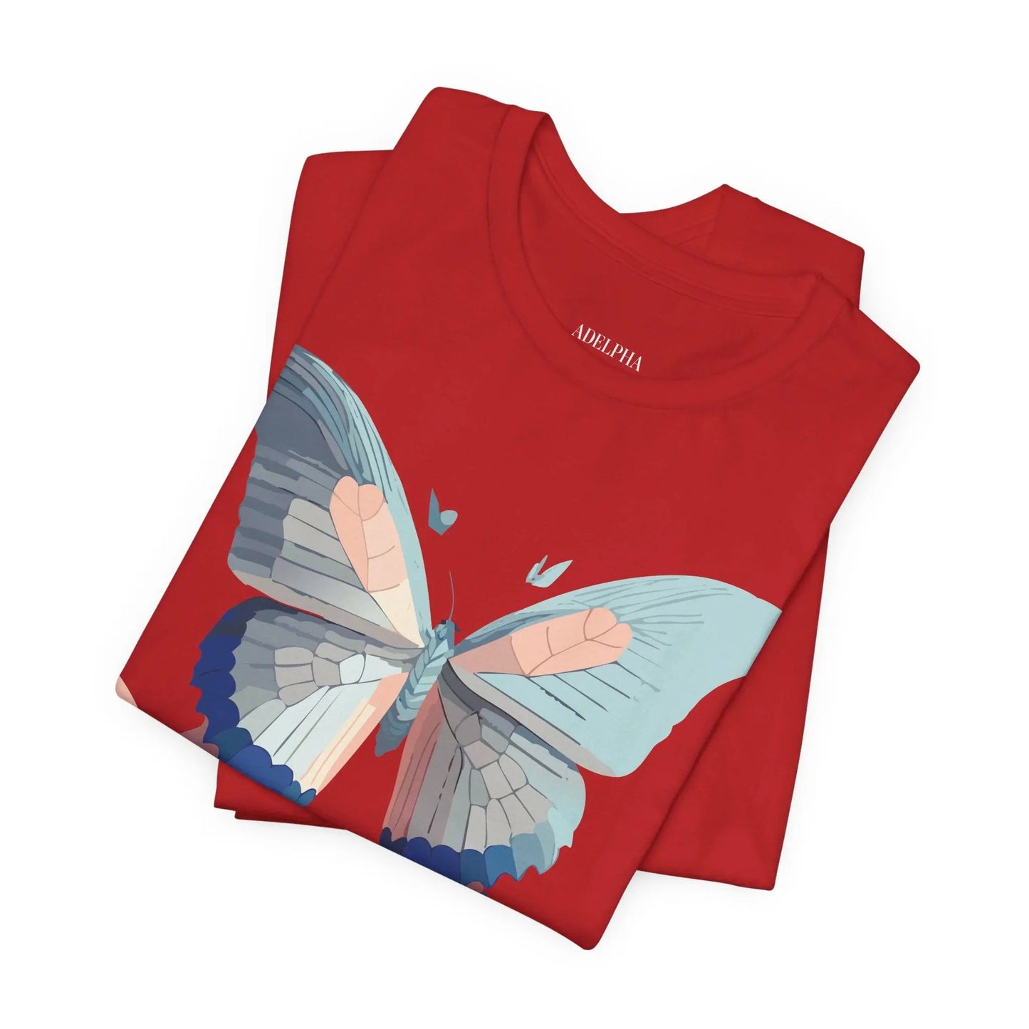 Butterfly Graphic Unisex 100 Cotton Lightweight Vintage Design Jersey Tee 116