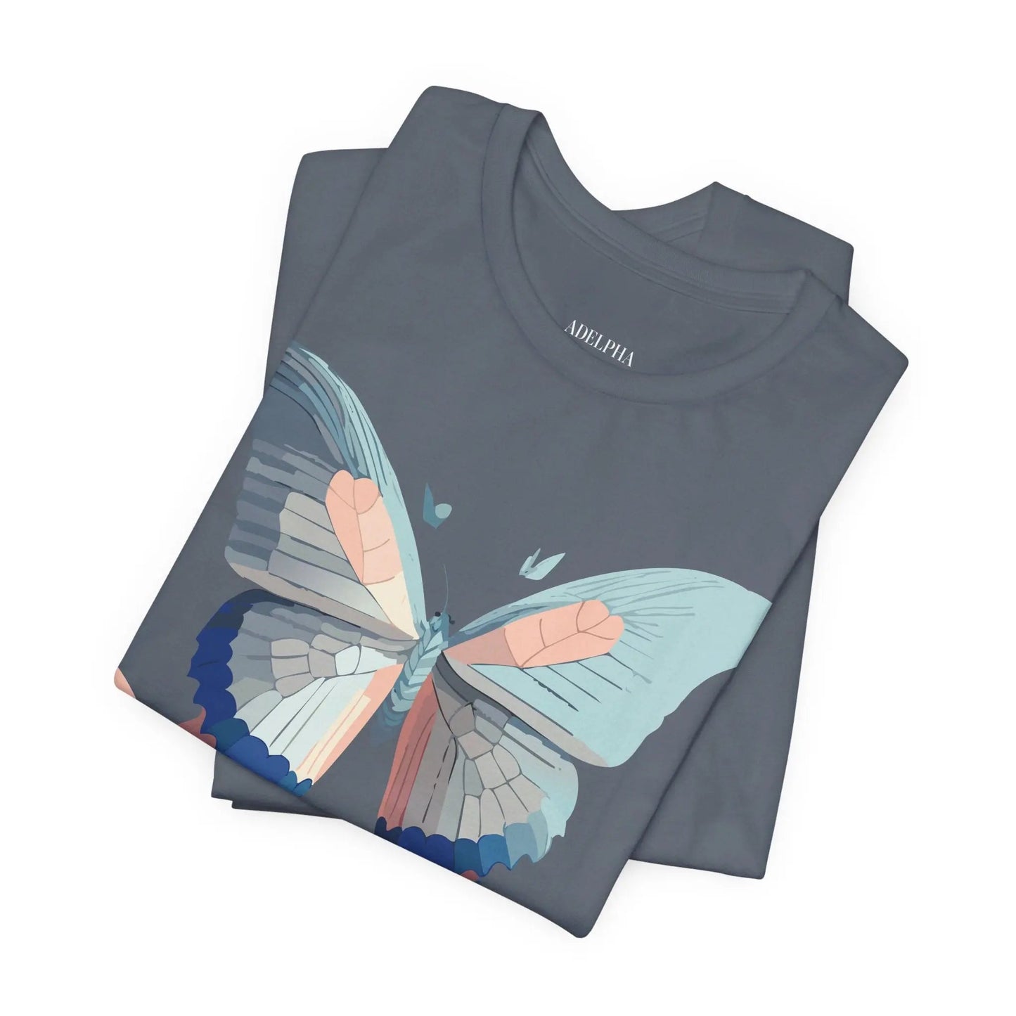Butterfly Graphic Unisex 100 Cotton Lightweight Vintage Design Jersey Tee 116