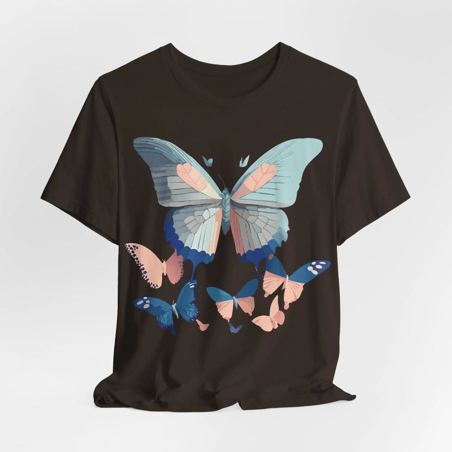 Butterfly Graphic Unisex 100 Cotton Lightweight Vintage Design Jersey Tee 116