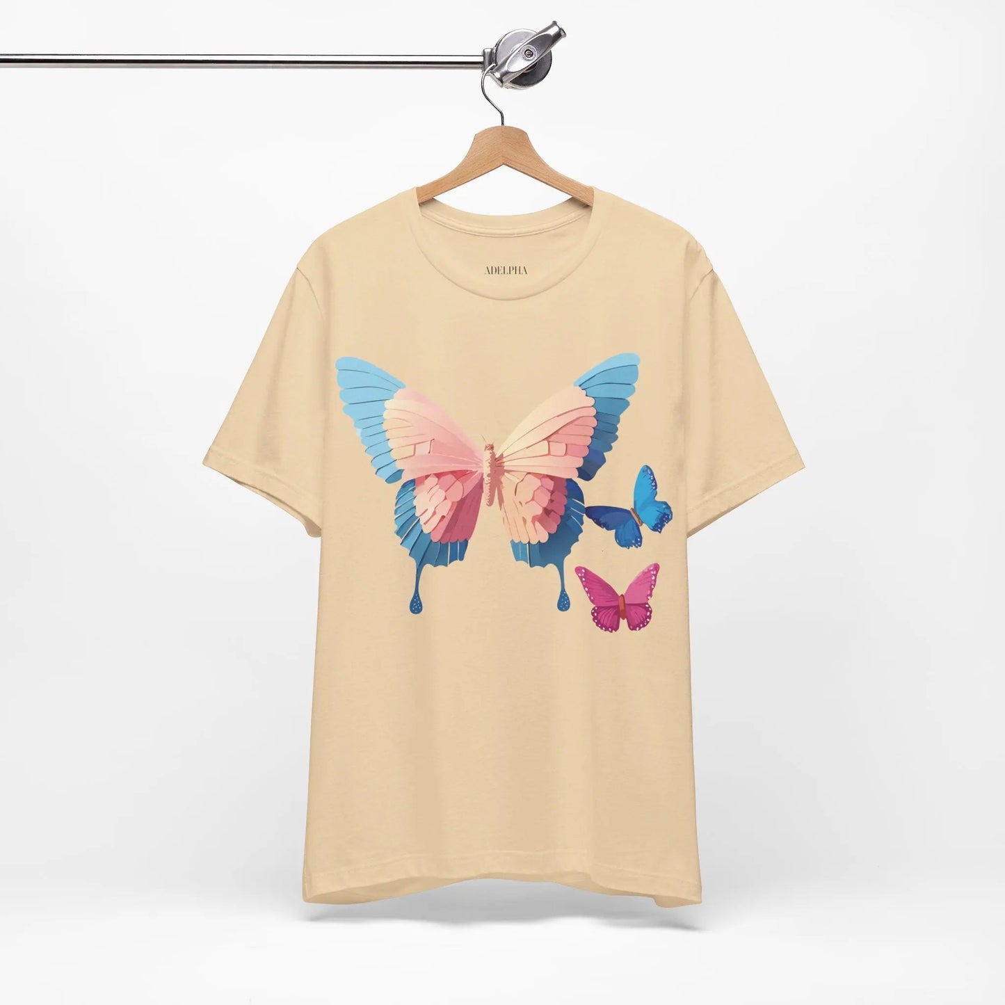 Butterfly Graphic Tee Unisex Adelpha Vintage Inspired Art Design