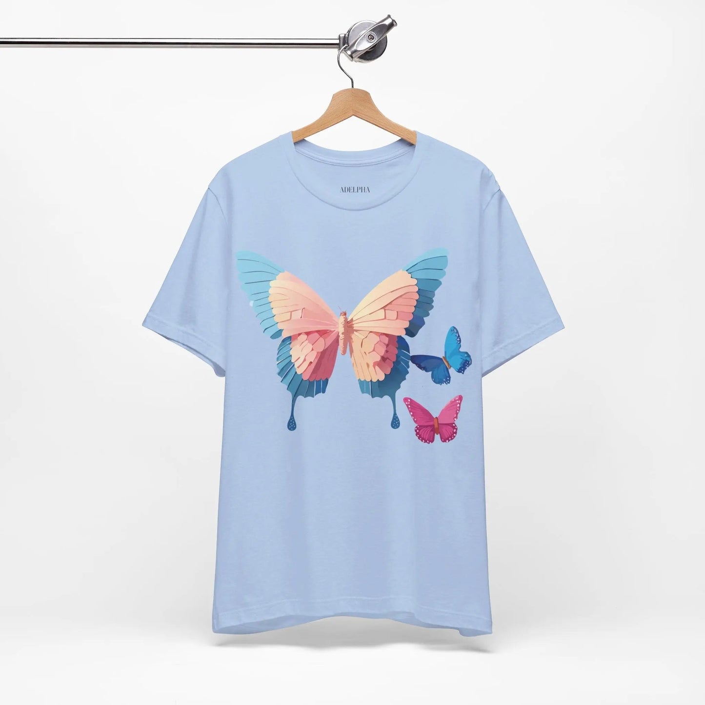 Butterfly Graphic Tee Unisex Adelpha Vintage Inspired Art Design