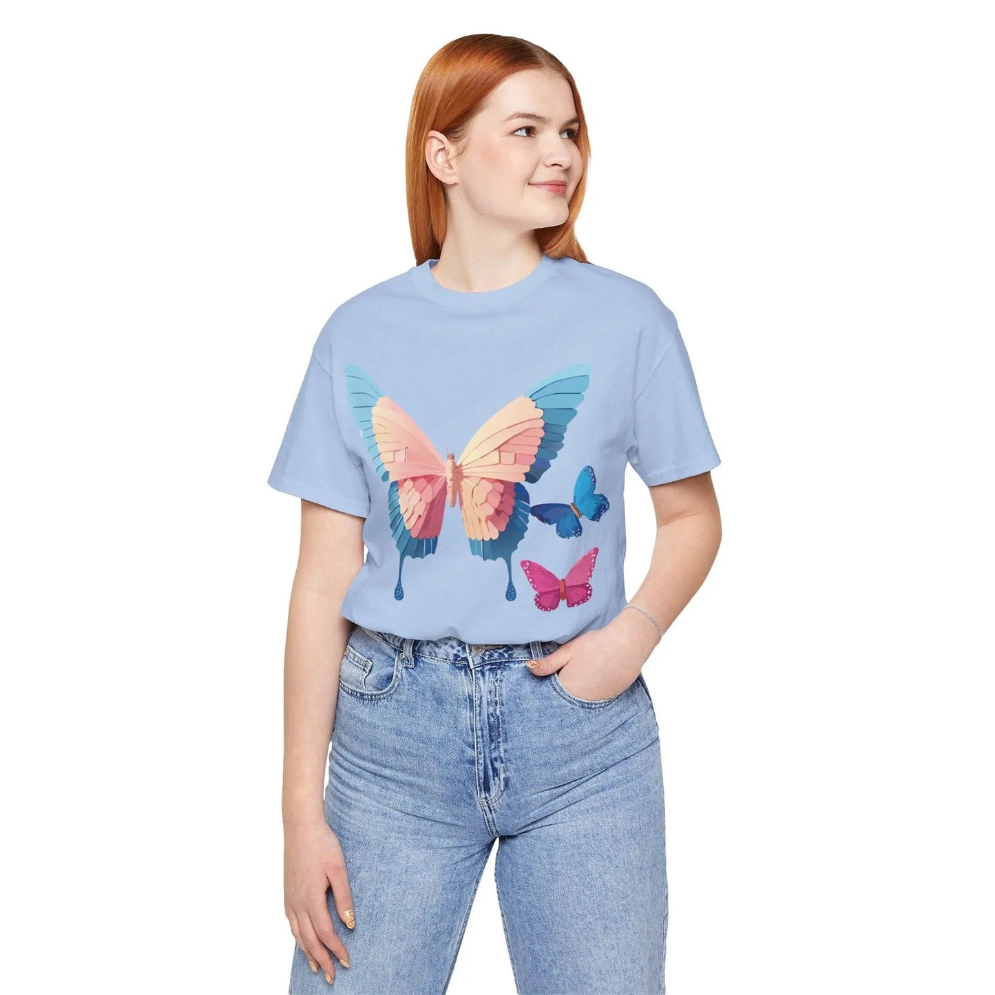 Butterfly Graphic Tee Unisex Adelpha Vintage Inspired Art Design