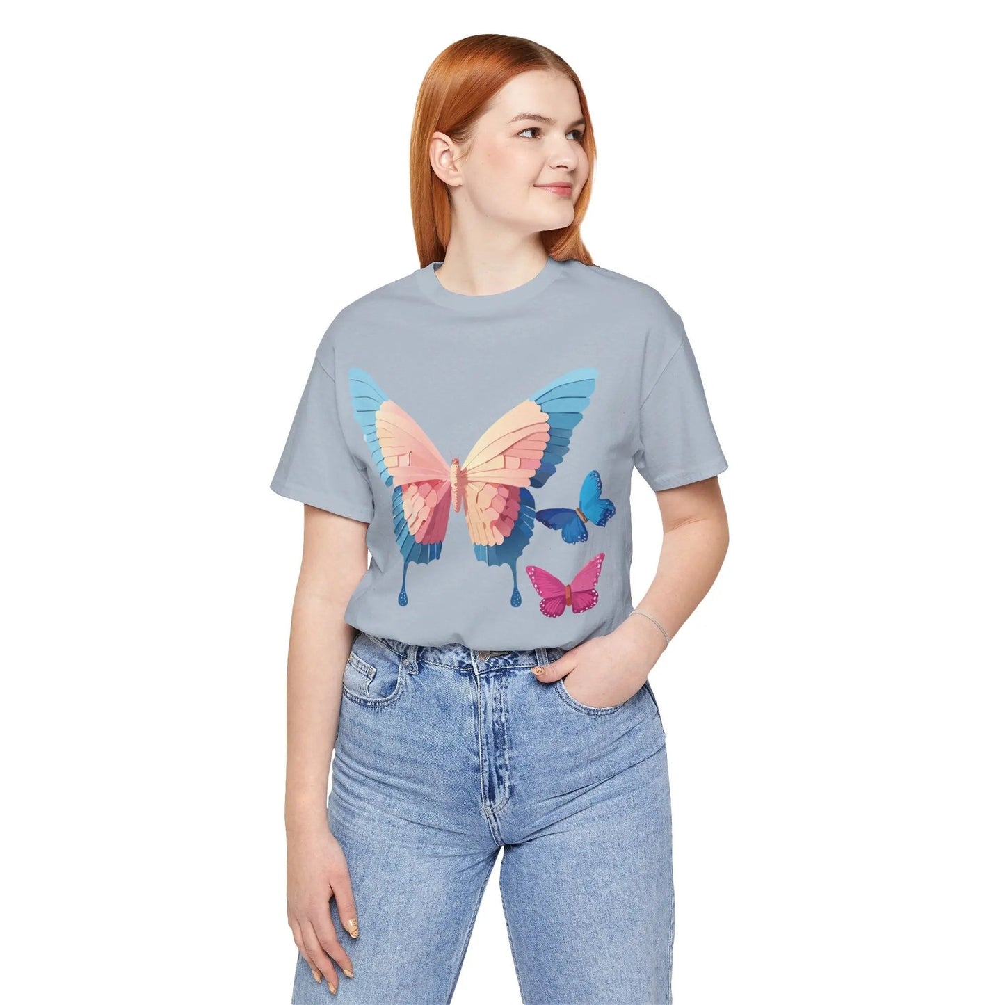 Butterfly Graphic Tee Unisex Adelpha Vintage Inspired Art Design