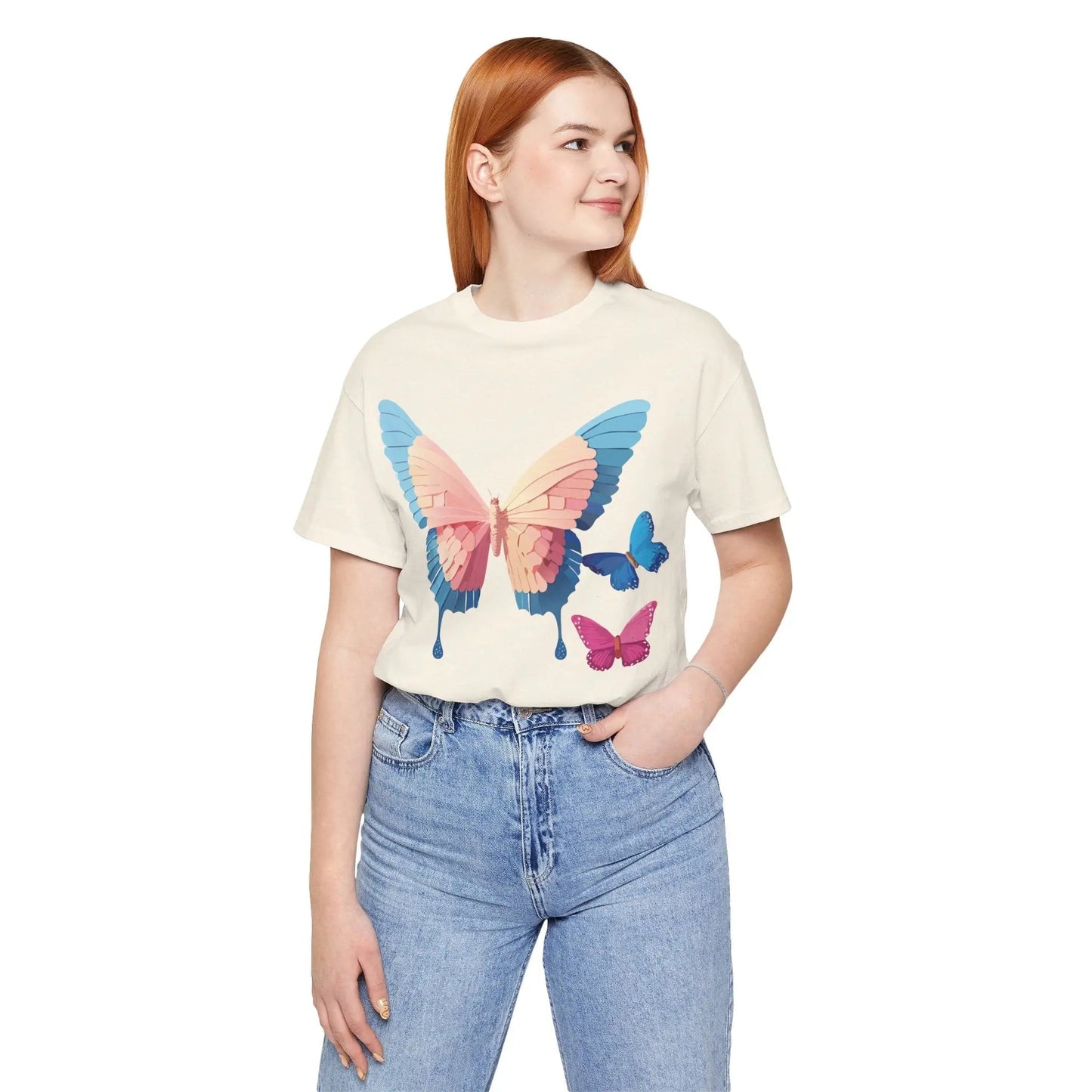 Butterfly Graphic Tee Unisex Adelpha Vintage Inspired Art Design