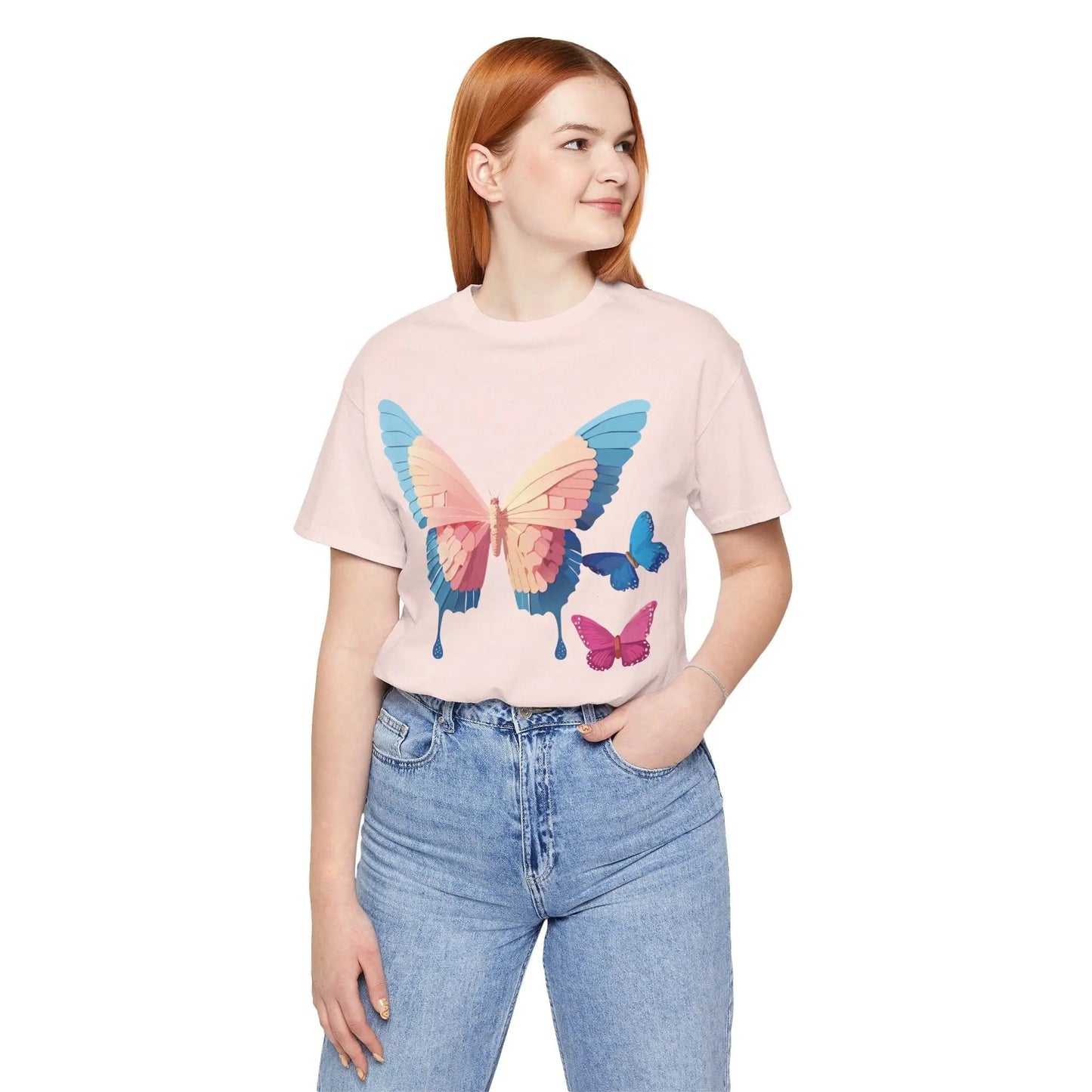Butterfly Graphic Tee Unisex Adelpha Vintage Inspired Art Design
