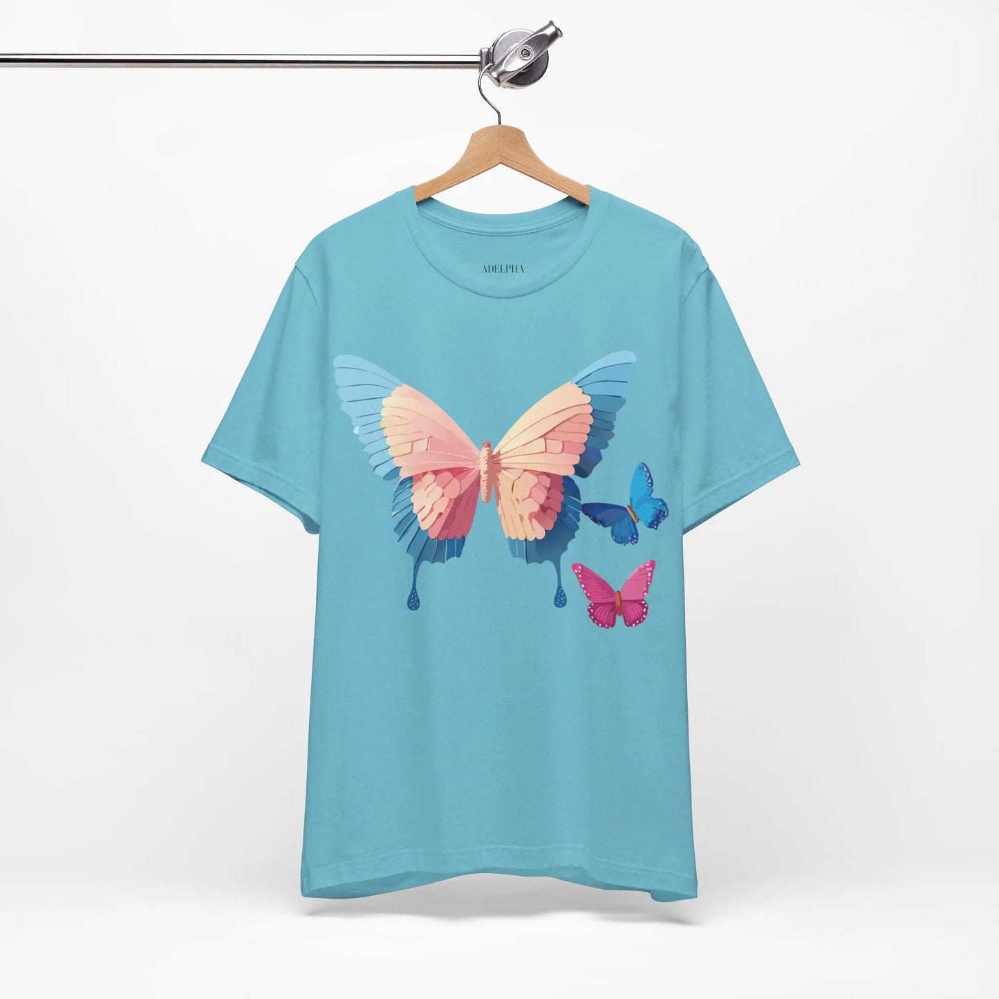 Butterfly Graphic Tee Unisex Adelpha Vintage Inspired Art Design