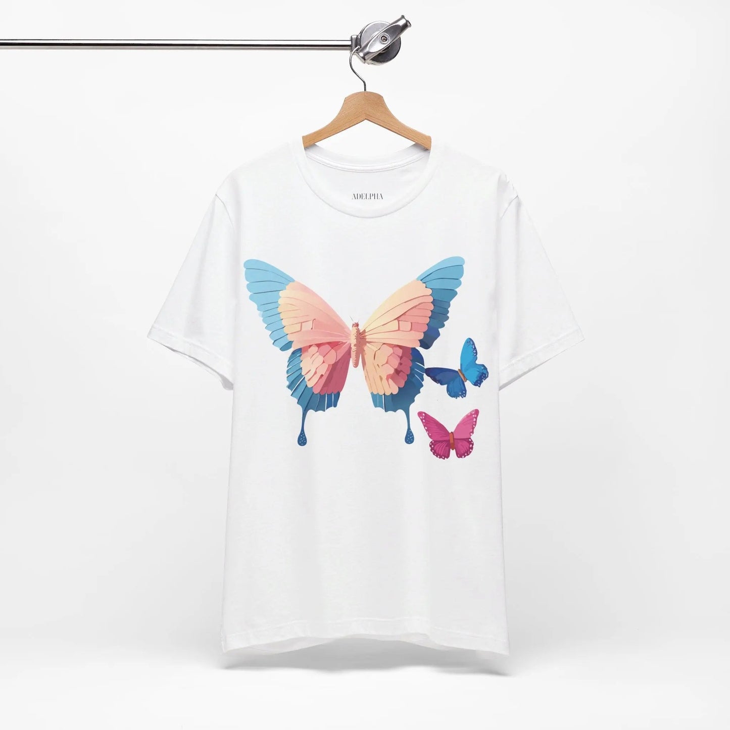 Butterfly Graphic Tee Unisex Adelpha Vintage Inspired Art Design