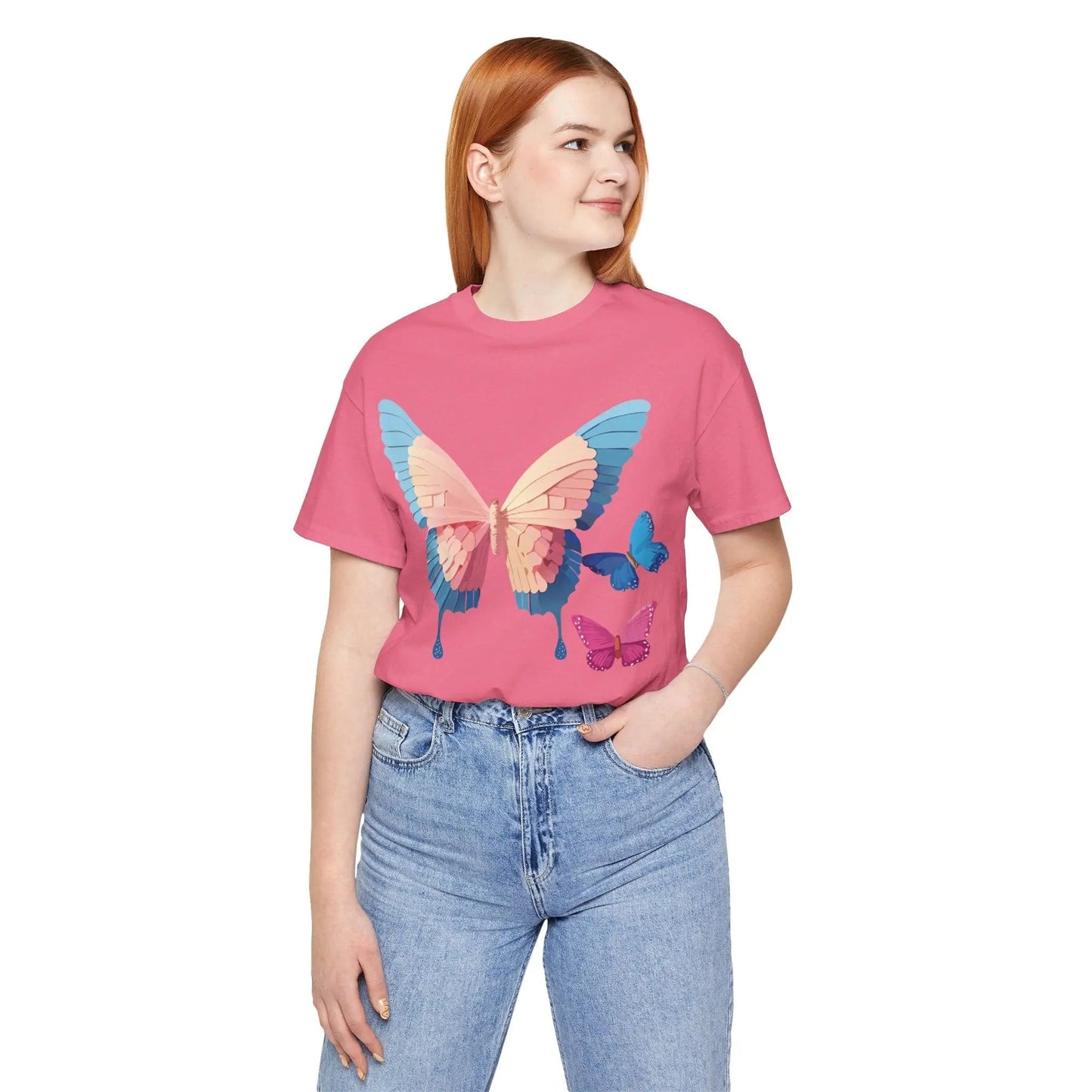 Butterfly Graphic Tee Unisex Adelpha Vintage Inspired Art Design