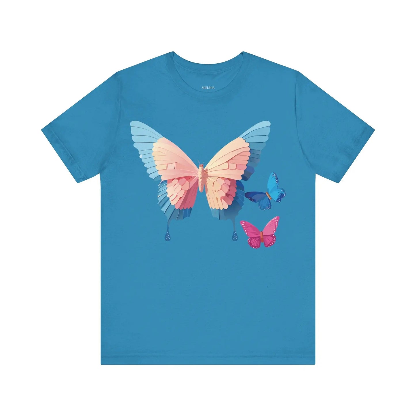 Butterfly Graphic Tee From Adelpha Unisex Short Sleeve Art Design
