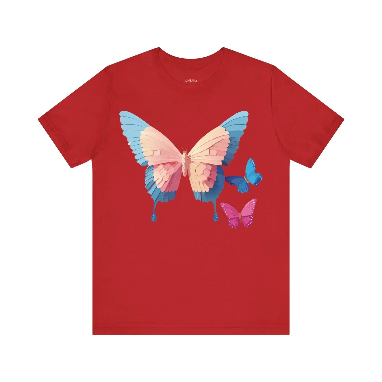 Butterfly Graphic Tee From Adelpha Unisex Short Sleeve Art Design
