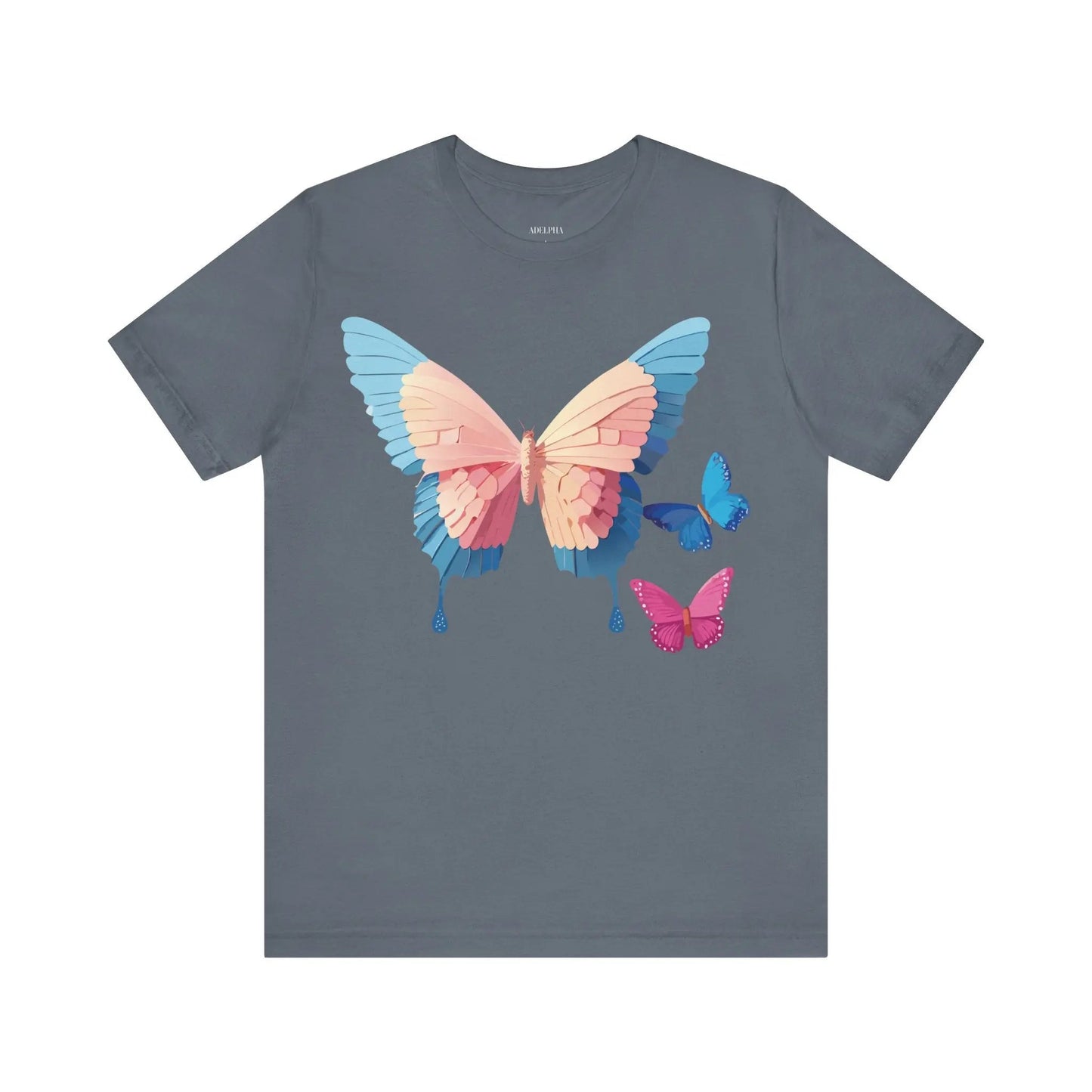 Butterfly Graphic Tee From Adelpha Unisex Short Sleeve Art Design