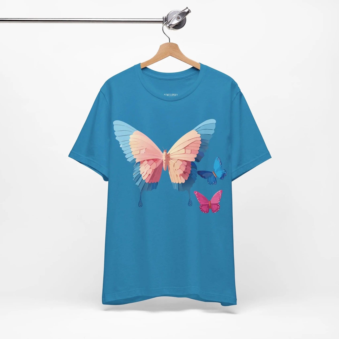 Butterfly Graphic Tee From Adelpha Unisex Short Sleeve Art Design