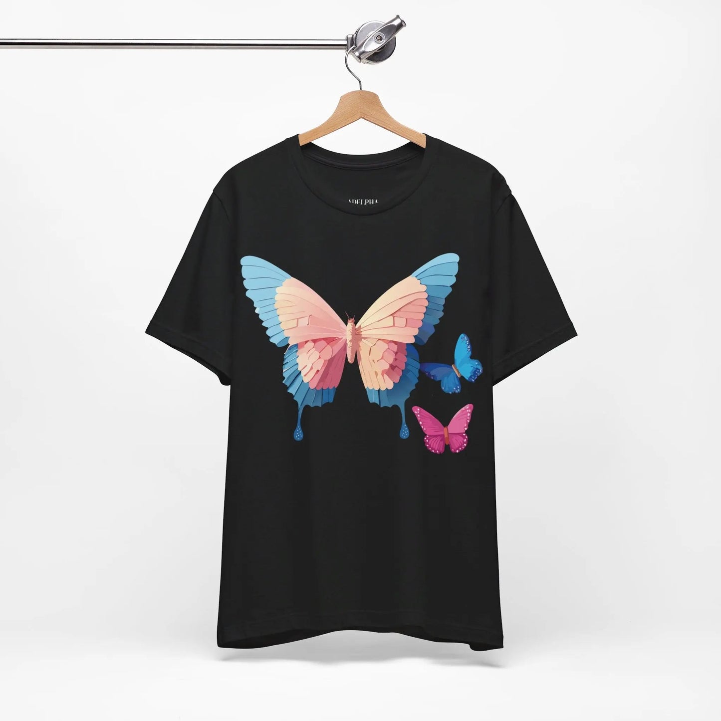 Butterfly Graphic Tee From Adelpha Unisex Short Sleeve Art Design