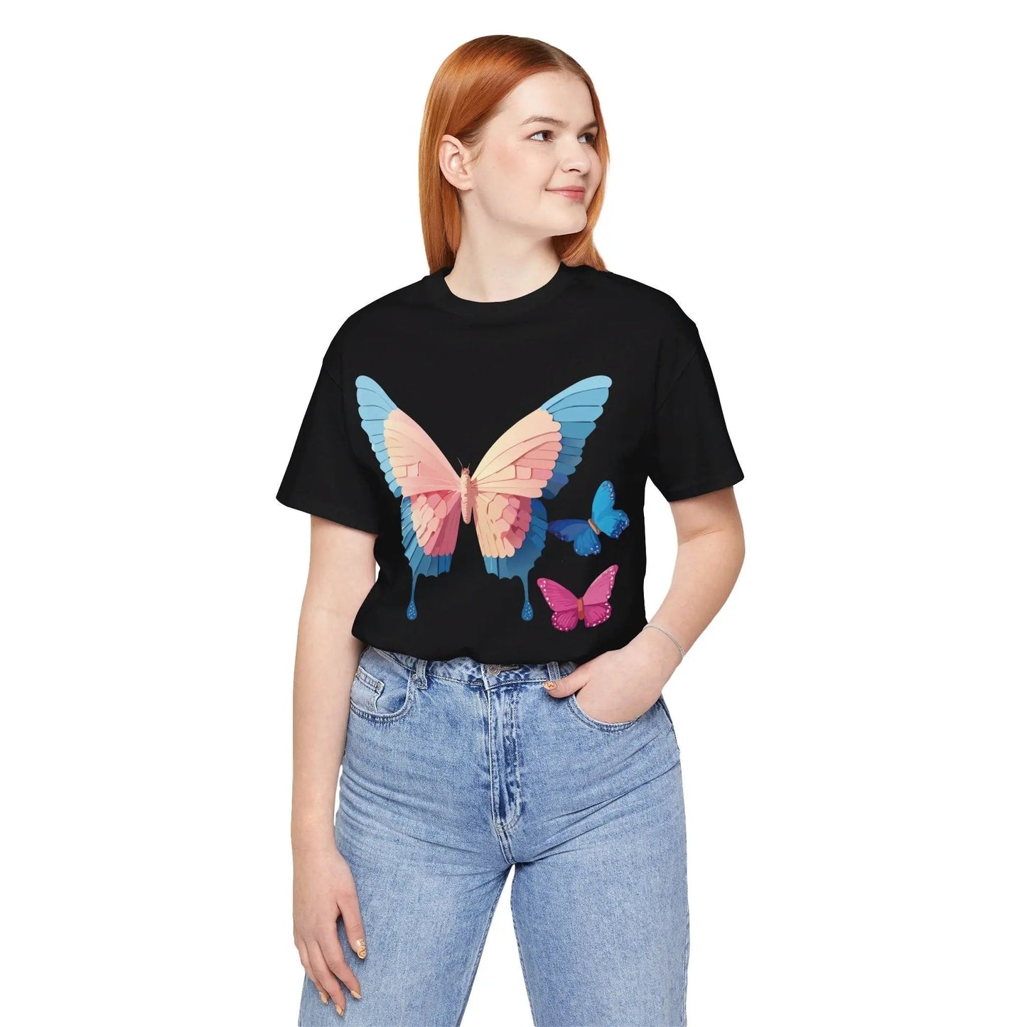 Butterfly Graphic Tee From Adelpha Unisex Short Sleeve Art Design