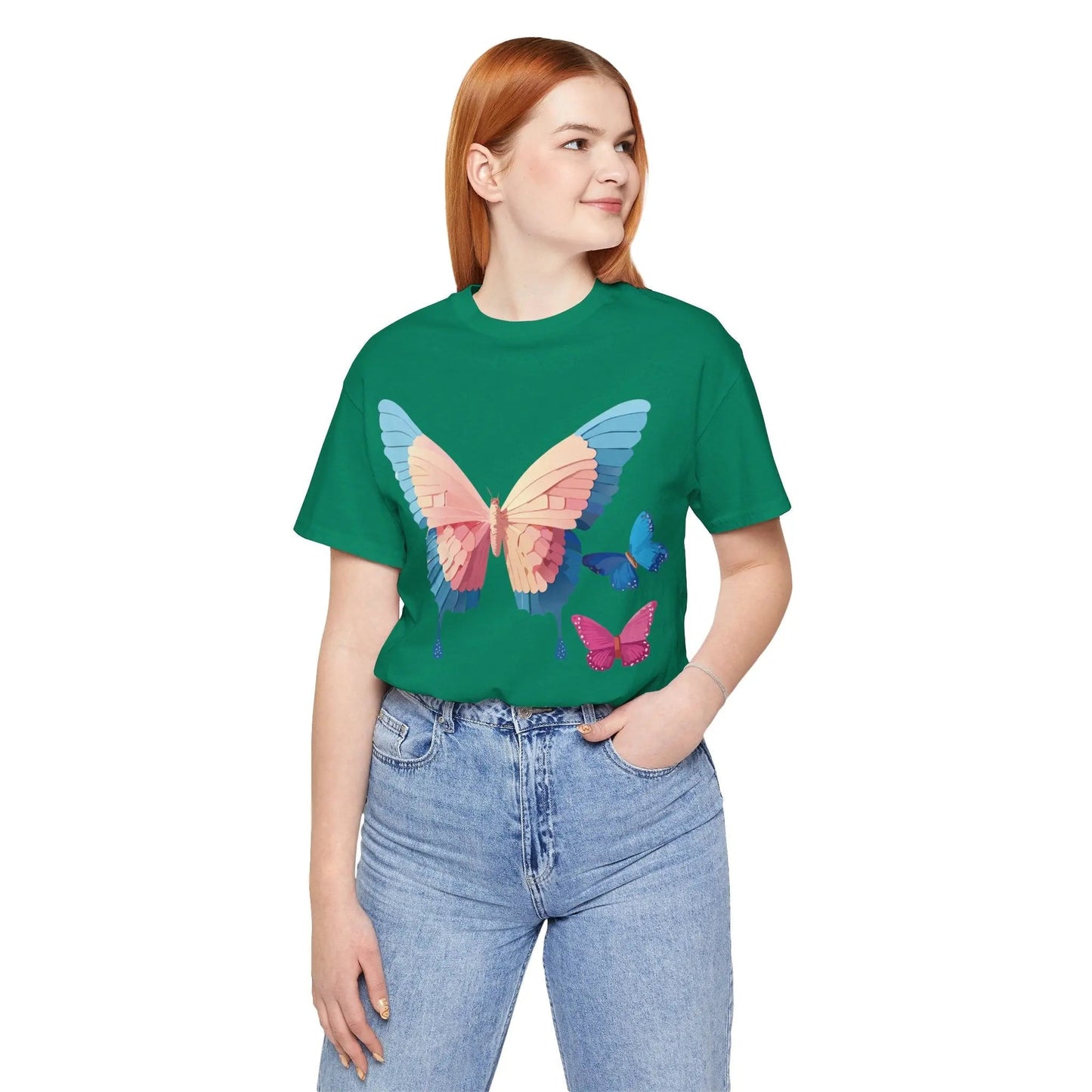 Butterfly Graphic Tee From Adelpha Unisex Short Sleeve Art Design