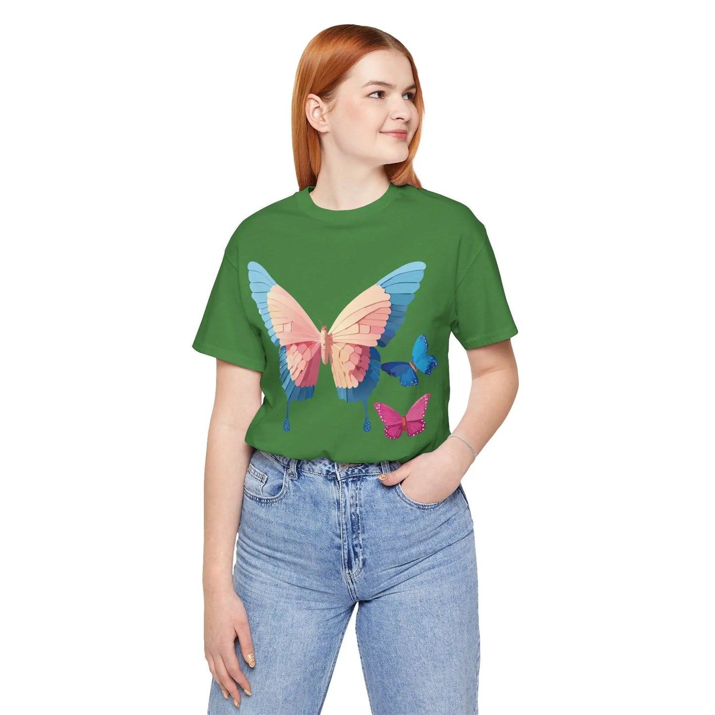 Butterfly Graphic Tee From Adelpha Unisex Short Sleeve Art Design
