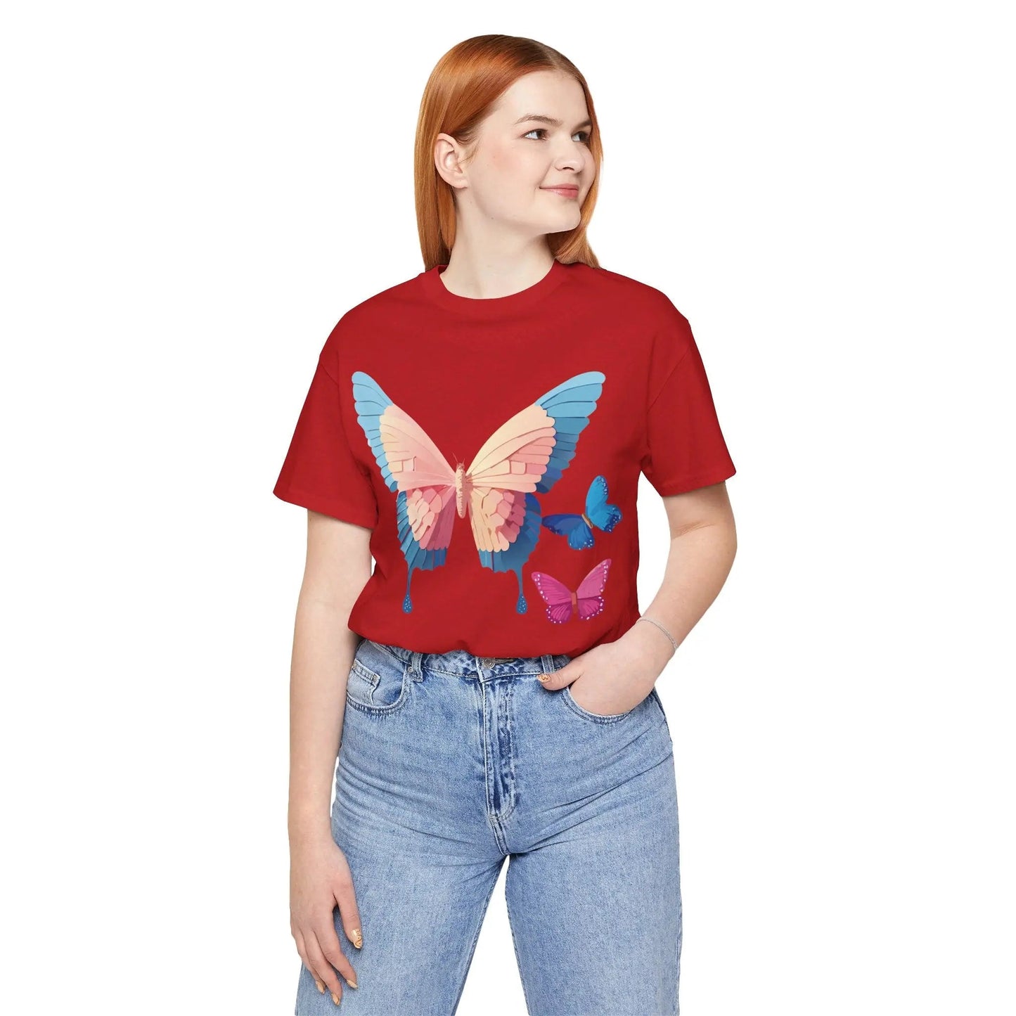 Butterfly Graphic Tee From Adelpha Unisex Short Sleeve Art Design