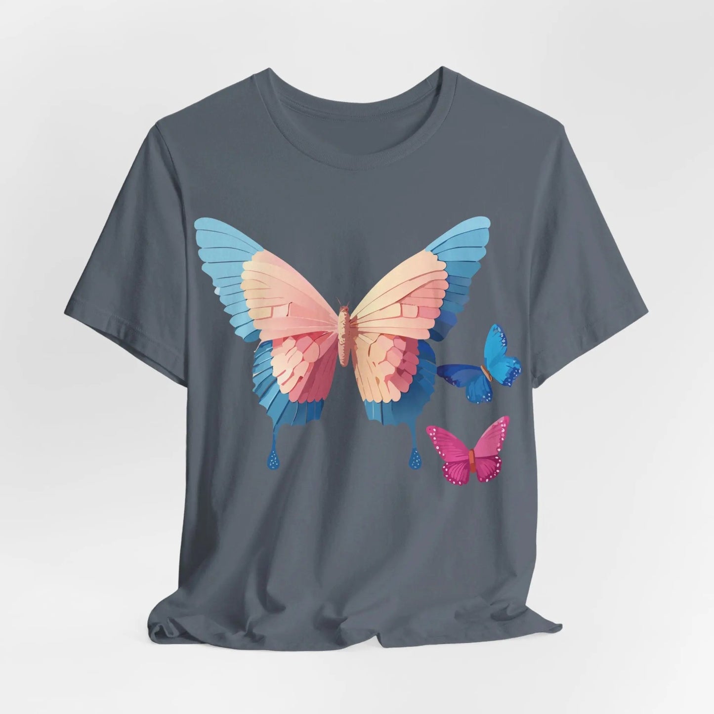 Butterfly Graphic Tee From Adelpha Unisex Short Sleeve Art Design