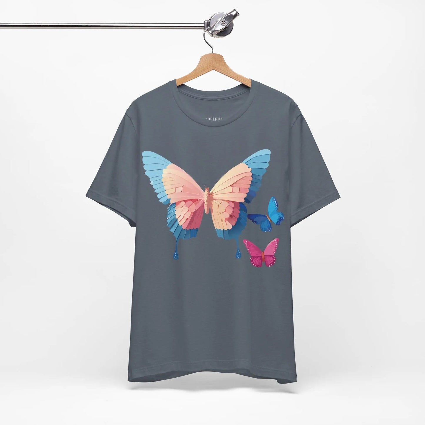 Butterfly Graphic Tee From Adelpha Unisex Short Sleeve Art Design