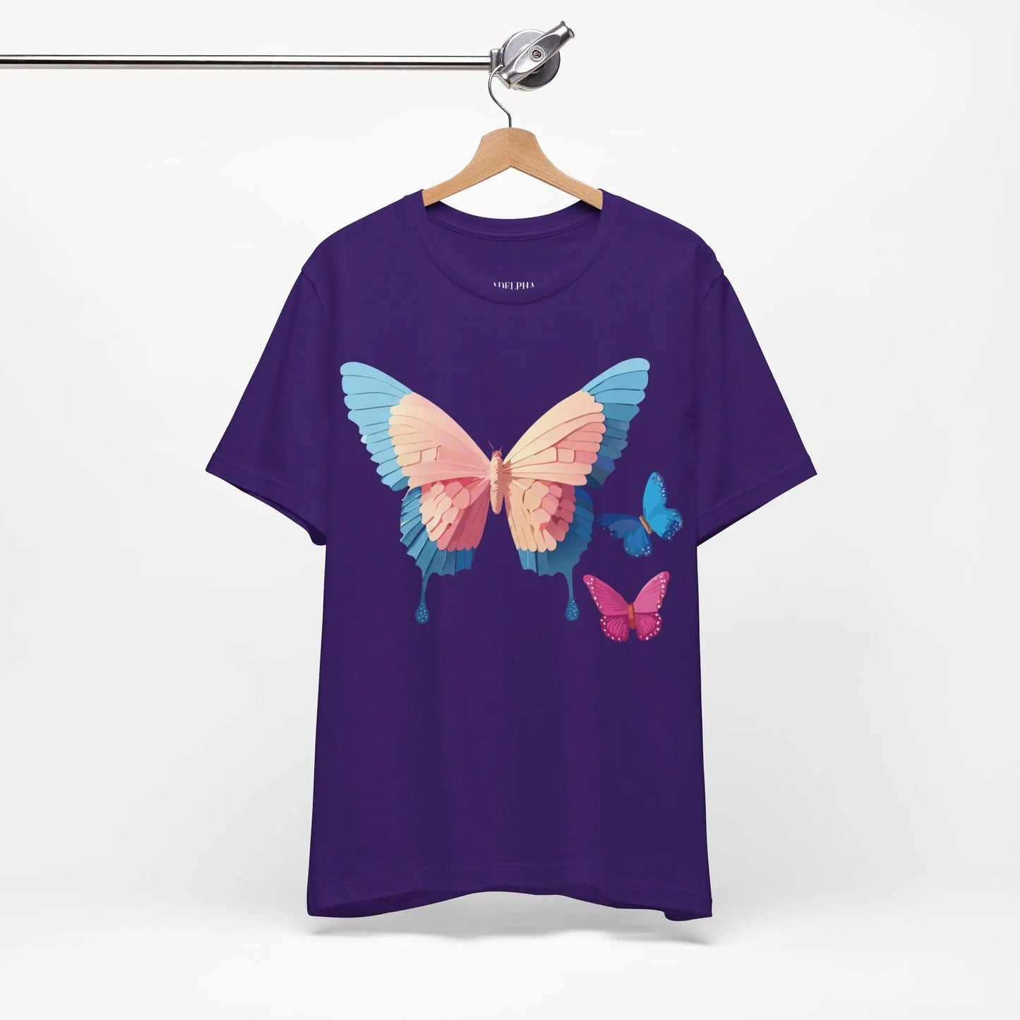 Butterfly Graphic Tee From Adelpha Unisex Short Sleeve Art Design