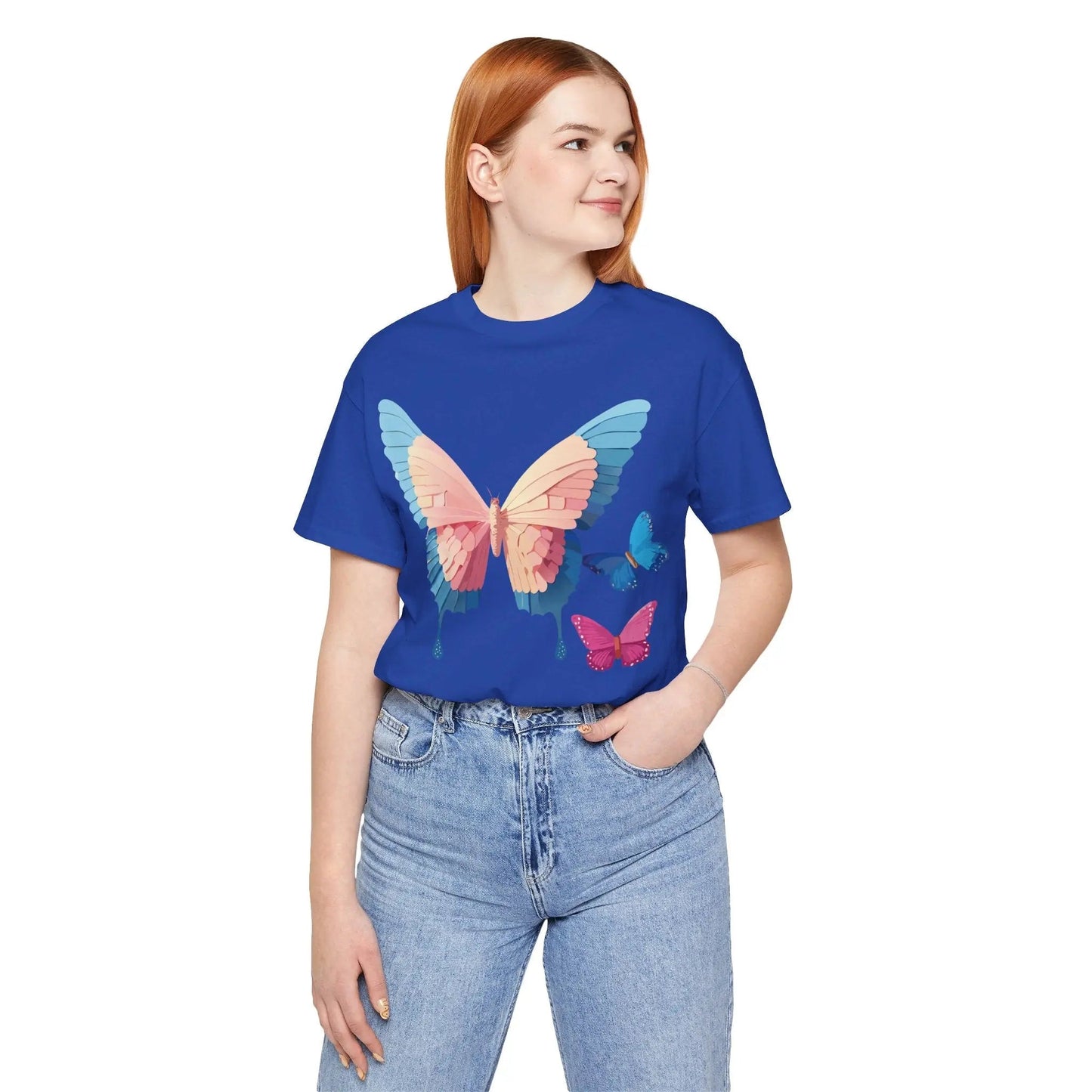 Butterfly Graphic Tee From Adelpha Unisex Short Sleeve Art Design