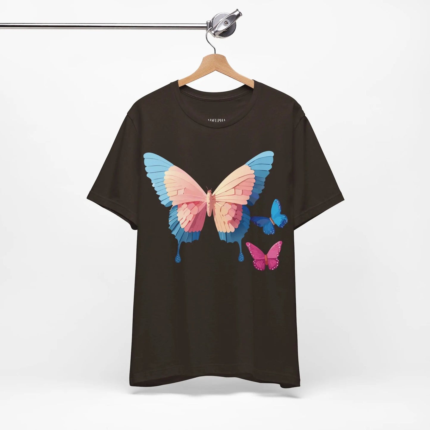 Butterfly Graphic Tee From Adelpha Unisex Short Sleeve Art Design