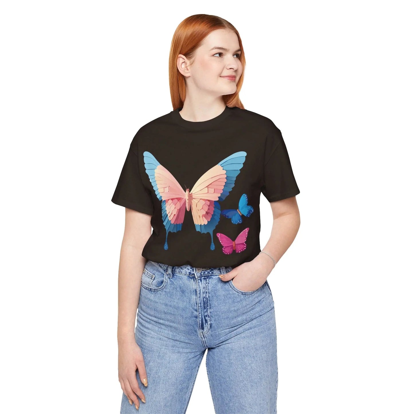 Butterfly Graphic Tee From Adelpha Unisex Short Sleeve Art Design