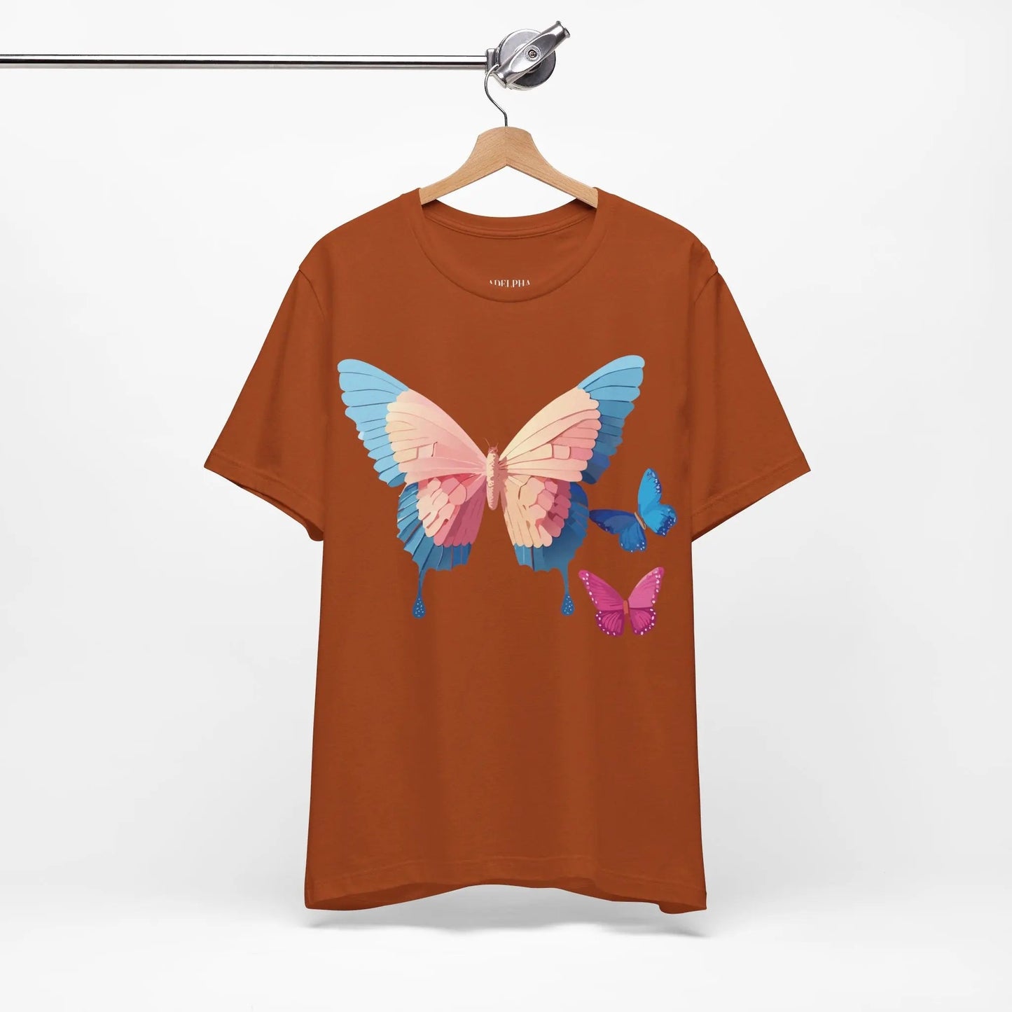 Butterfly Graphic Tee From Adelpha Unisex Short Sleeve Art Design