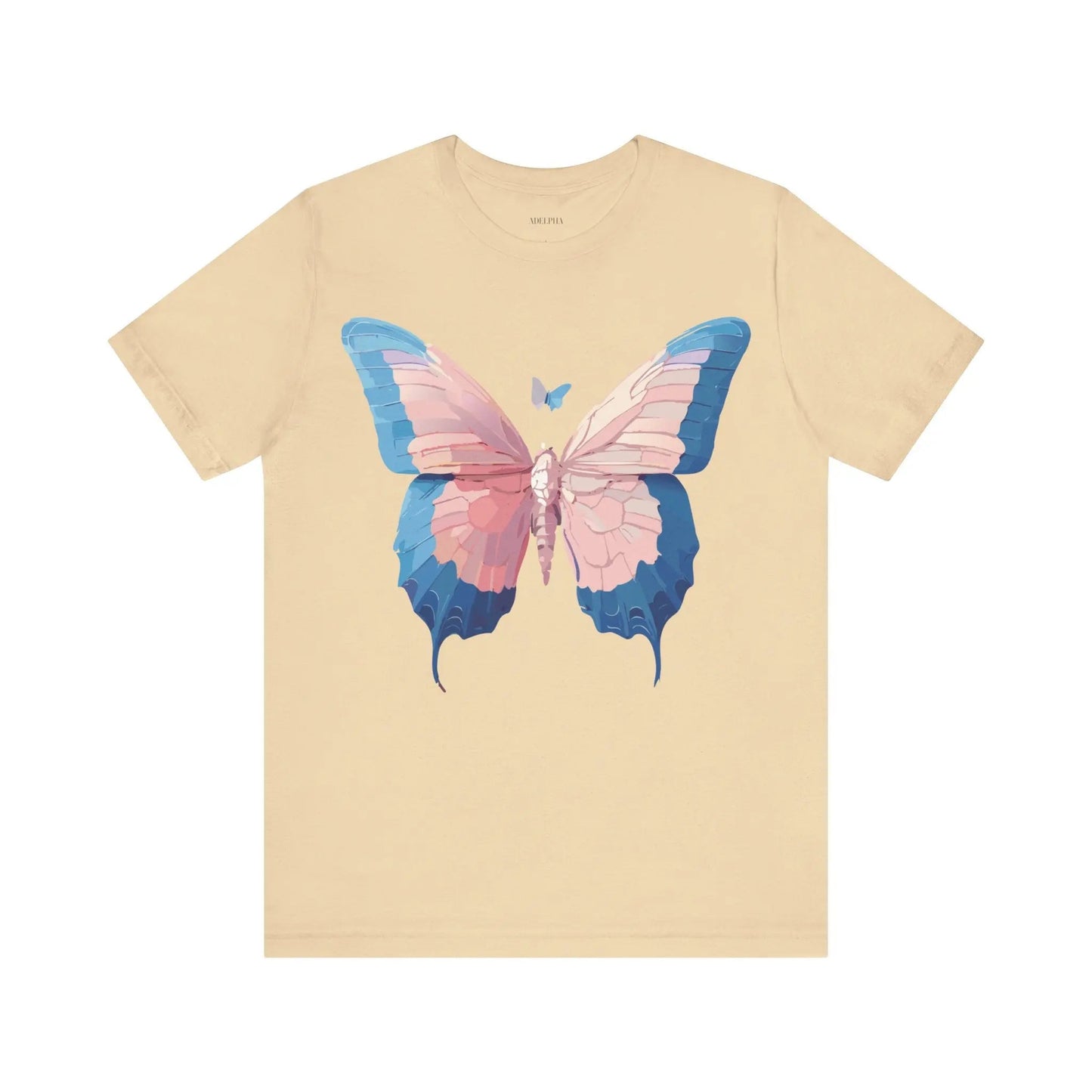 Butterfly Graphic Unisex 100 Cotton Lightweight Vintage Design Jersey Tee 113