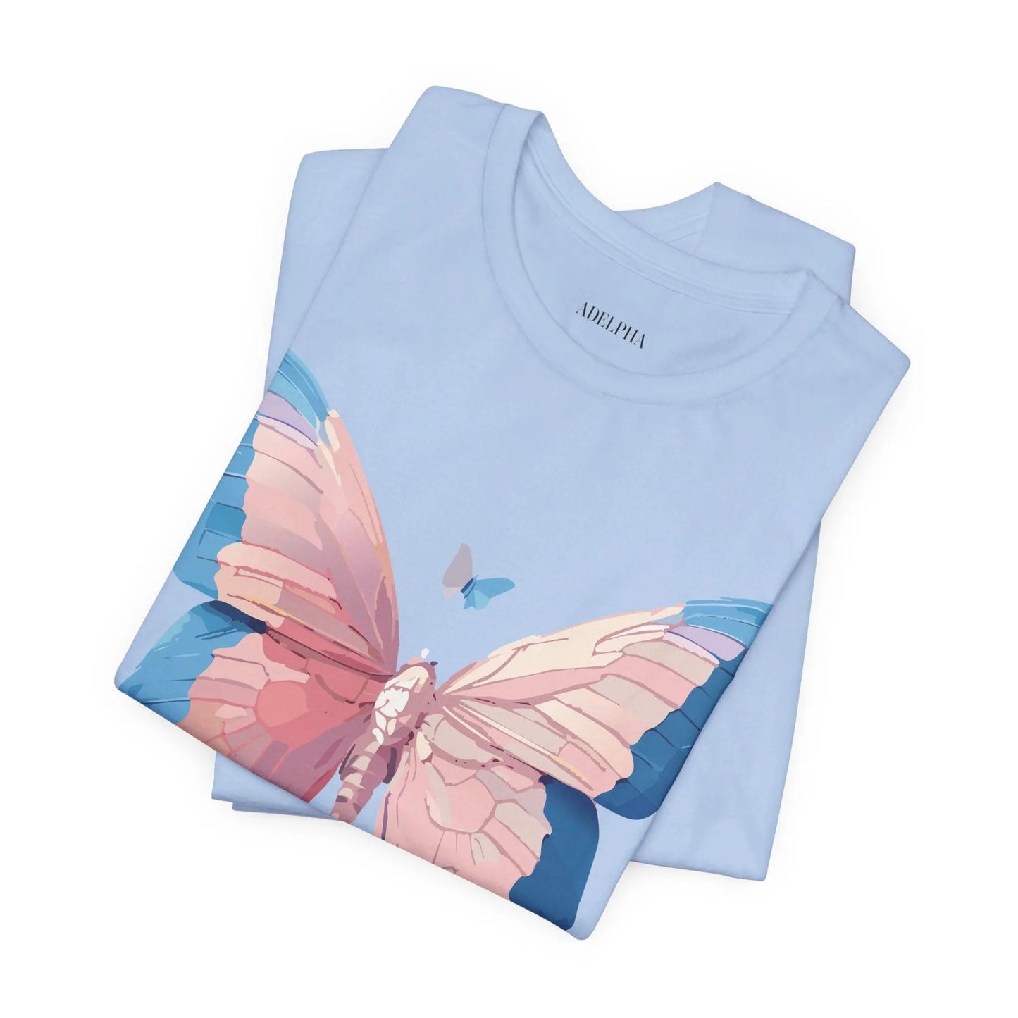 Butterfly Graphic Unisex 100 Cotton Lightweight Vintage Design Jersey Tee 113