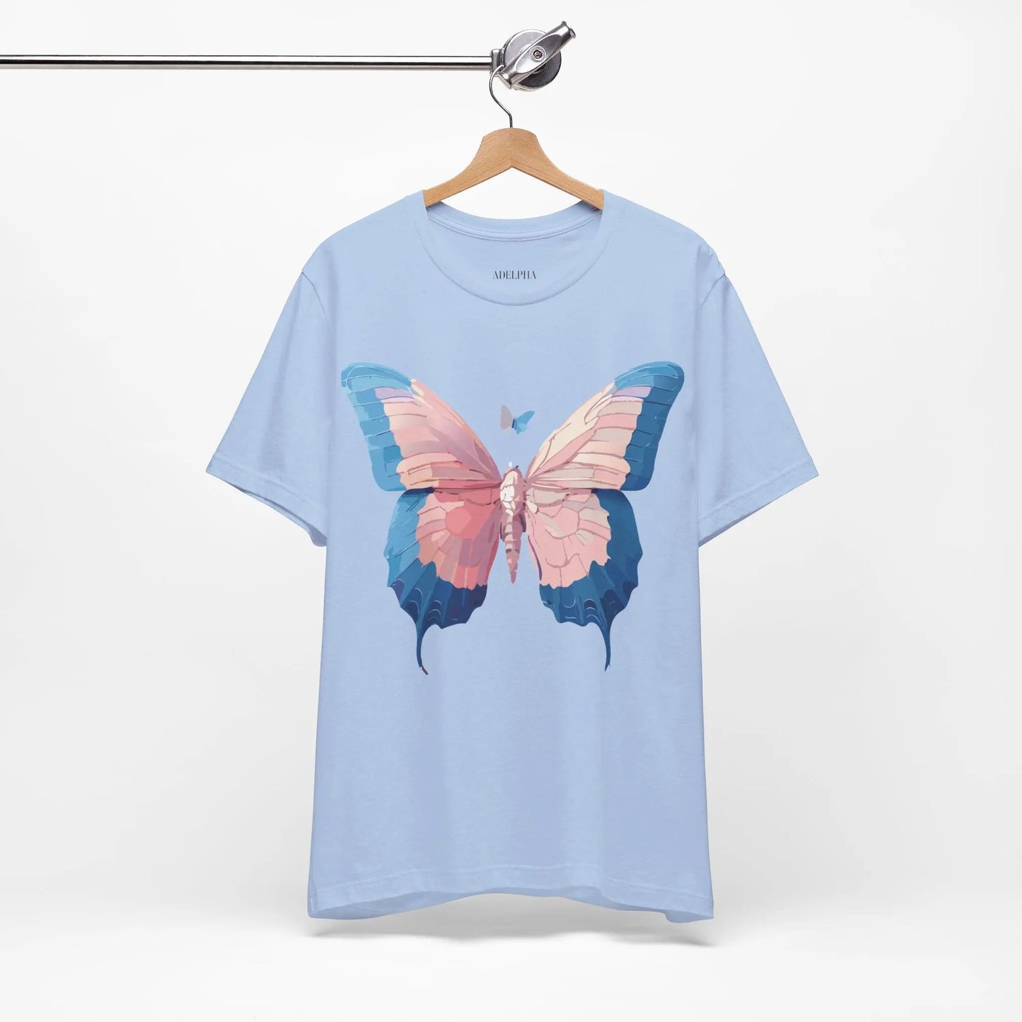 Butterfly Graphic Unisex 100 Cotton Lightweight Vintage Design Jersey Tee 113