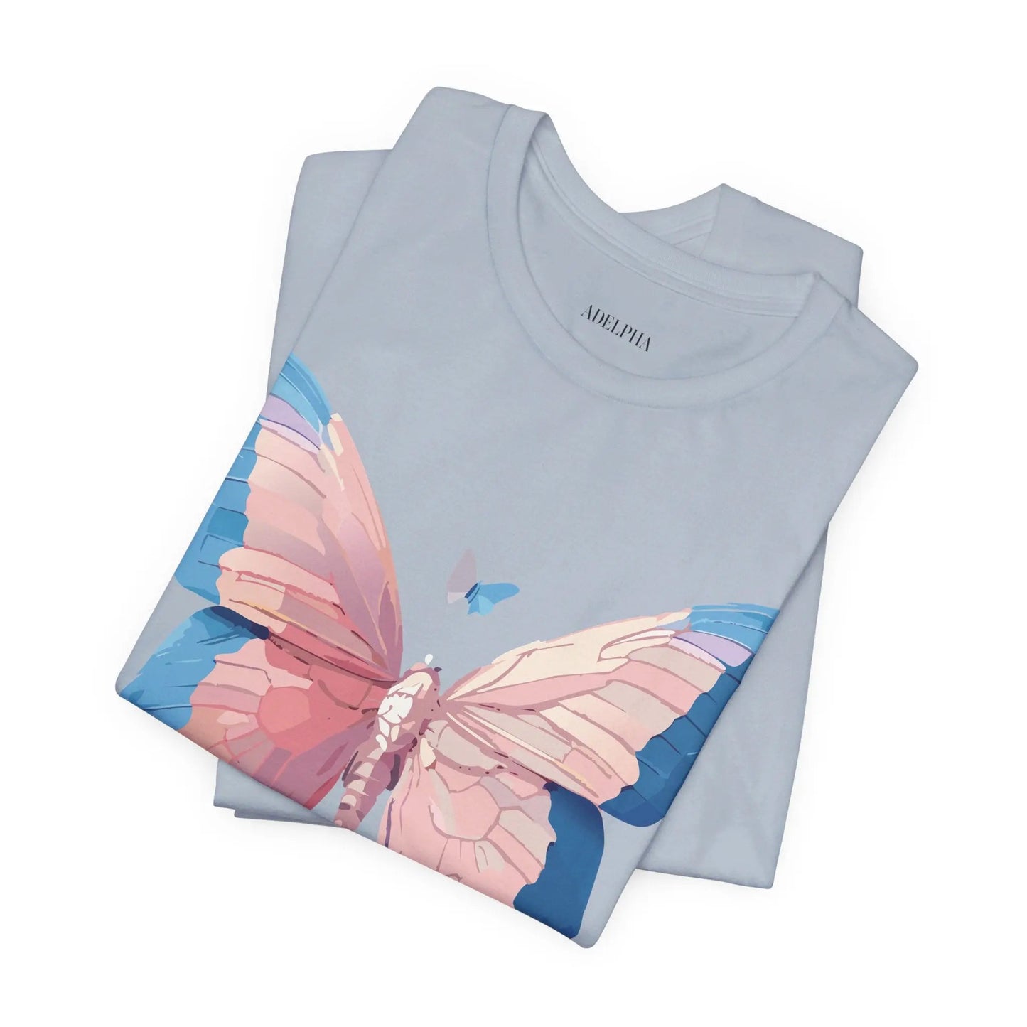 Butterfly Graphic Unisex 100 Cotton Lightweight Vintage Design Jersey Tee 113