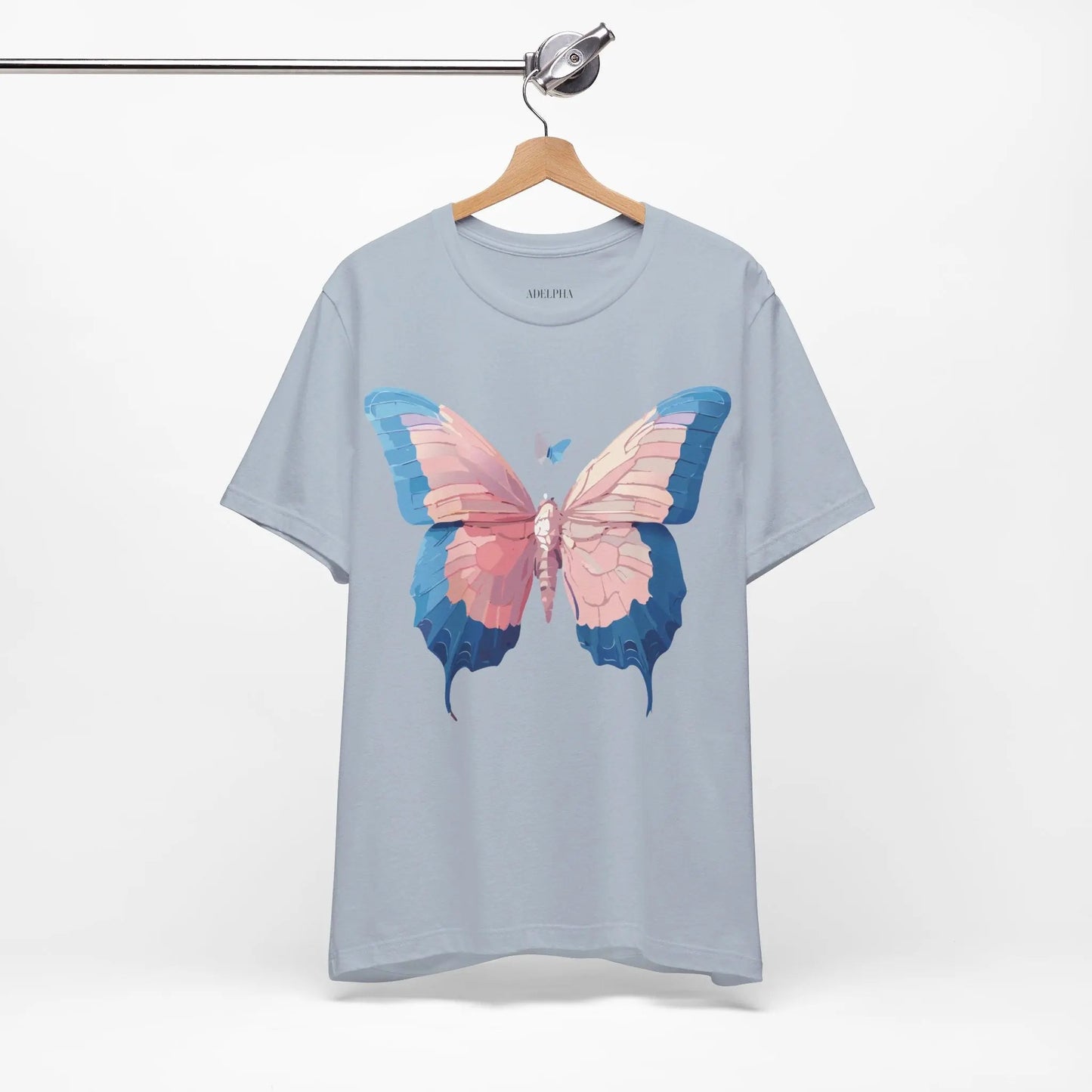 Butterfly Graphic Unisex 100 Cotton Lightweight Vintage Design Jersey Tee 113