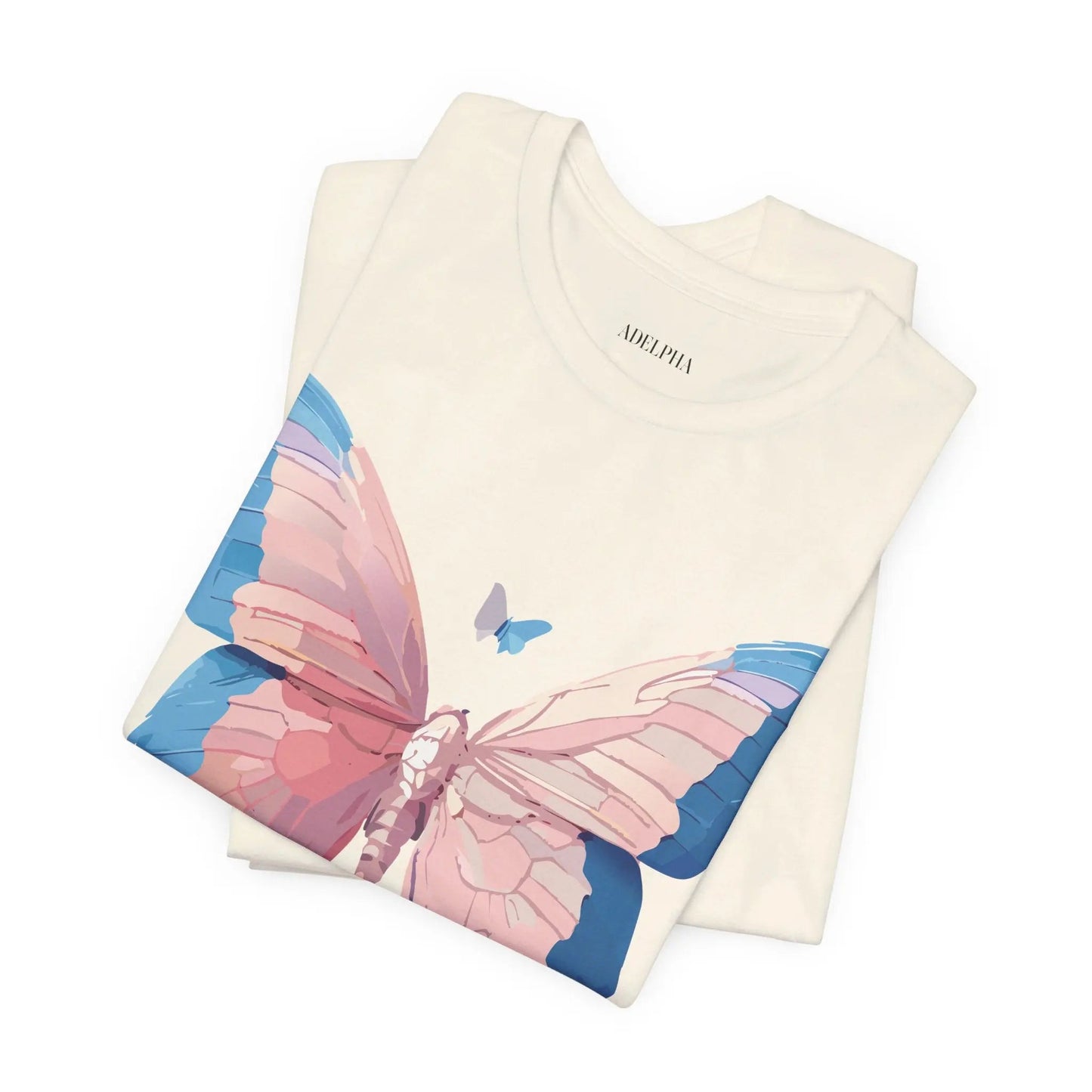 Butterfly Graphic Unisex 100 Cotton Lightweight Vintage Design Jersey Tee 113