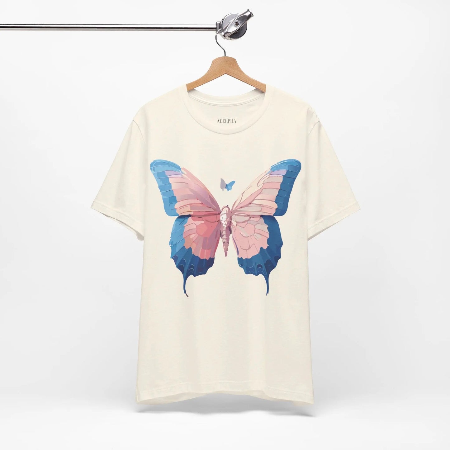 Butterfly Graphic Unisex 100 Cotton Lightweight Vintage Design Jersey Tee 113