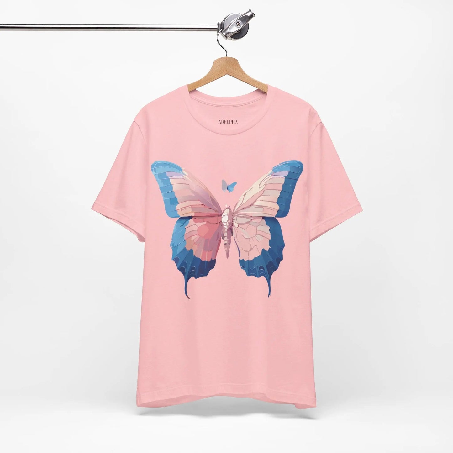Butterfly Graphic Unisex 100 Cotton Lightweight Vintage Design Jersey Tee 113