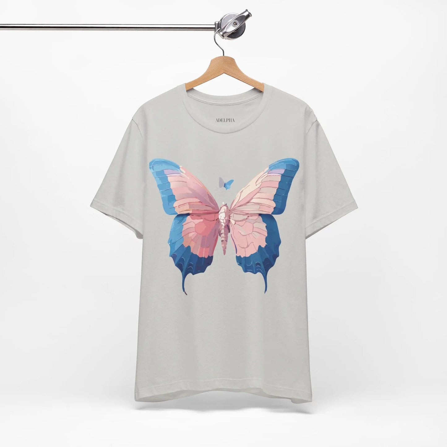 Butterfly Graphic Unisex 100 Cotton Lightweight Vintage Design Jersey Tee 113