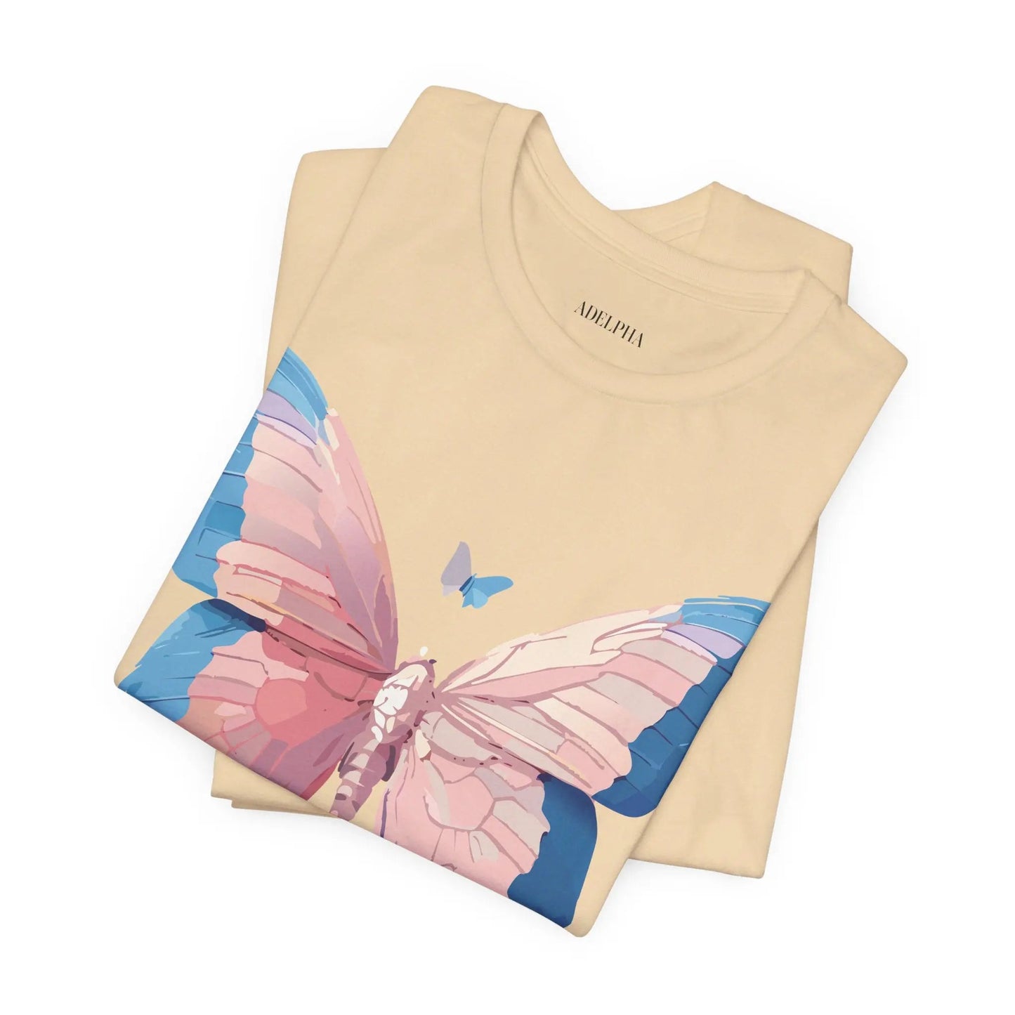 Butterfly Graphic Unisex 100 Cotton Lightweight Vintage Design Jersey Tee 113