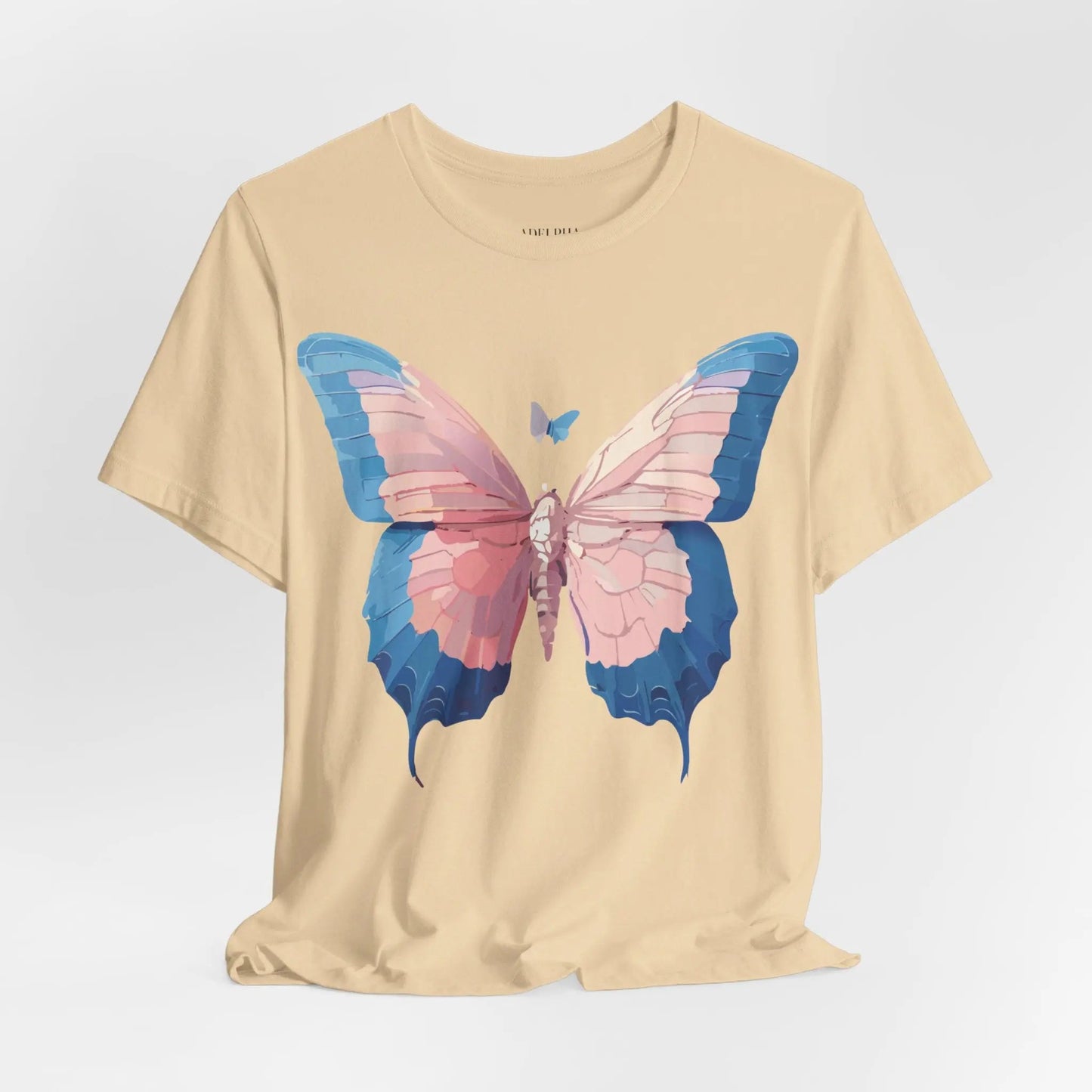 Butterfly Graphic Unisex 100 Cotton Lightweight Vintage Design Jersey Tee 113