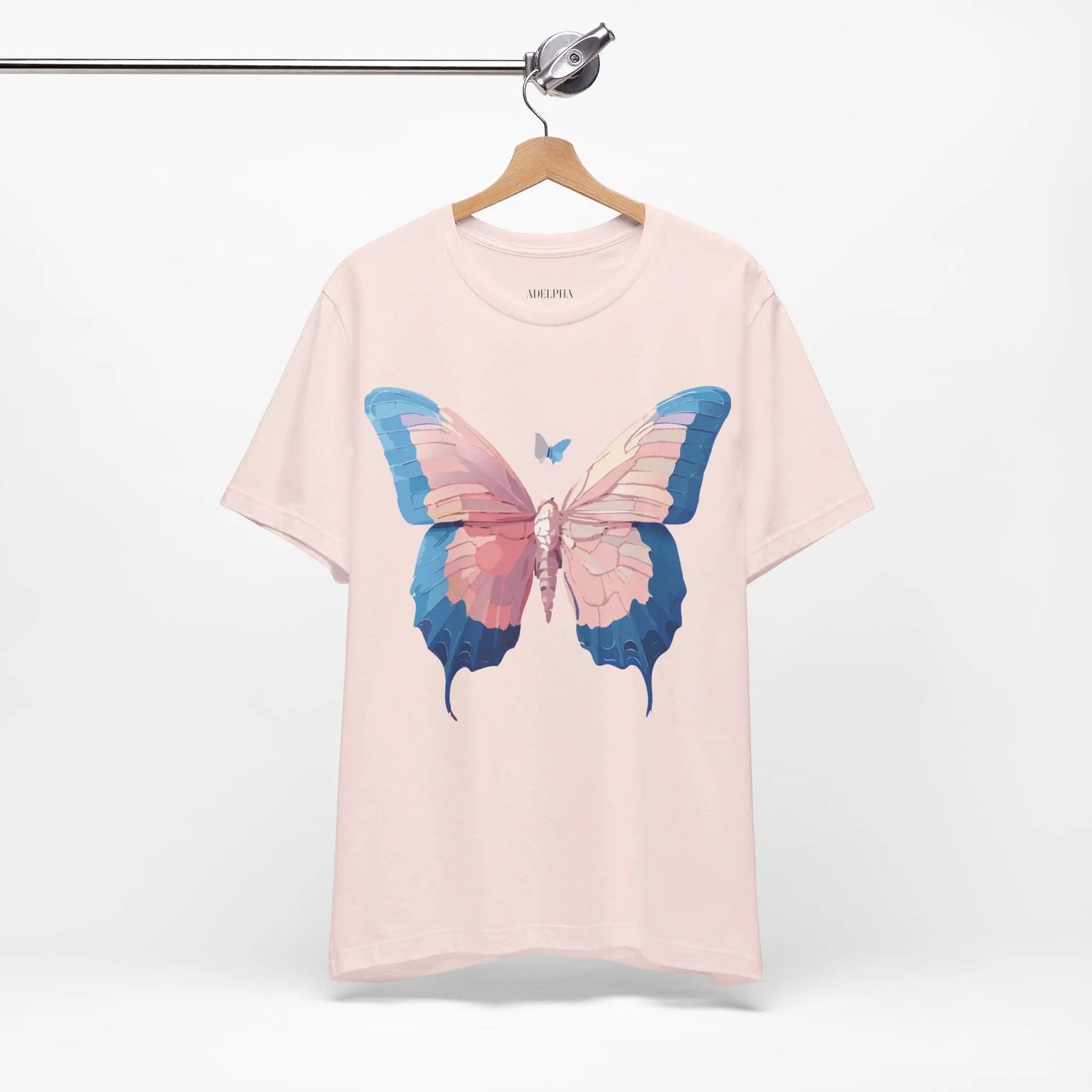 Butterfly Graphic Unisex 100 Cotton Lightweight Vintage Design Jersey Tee 113
