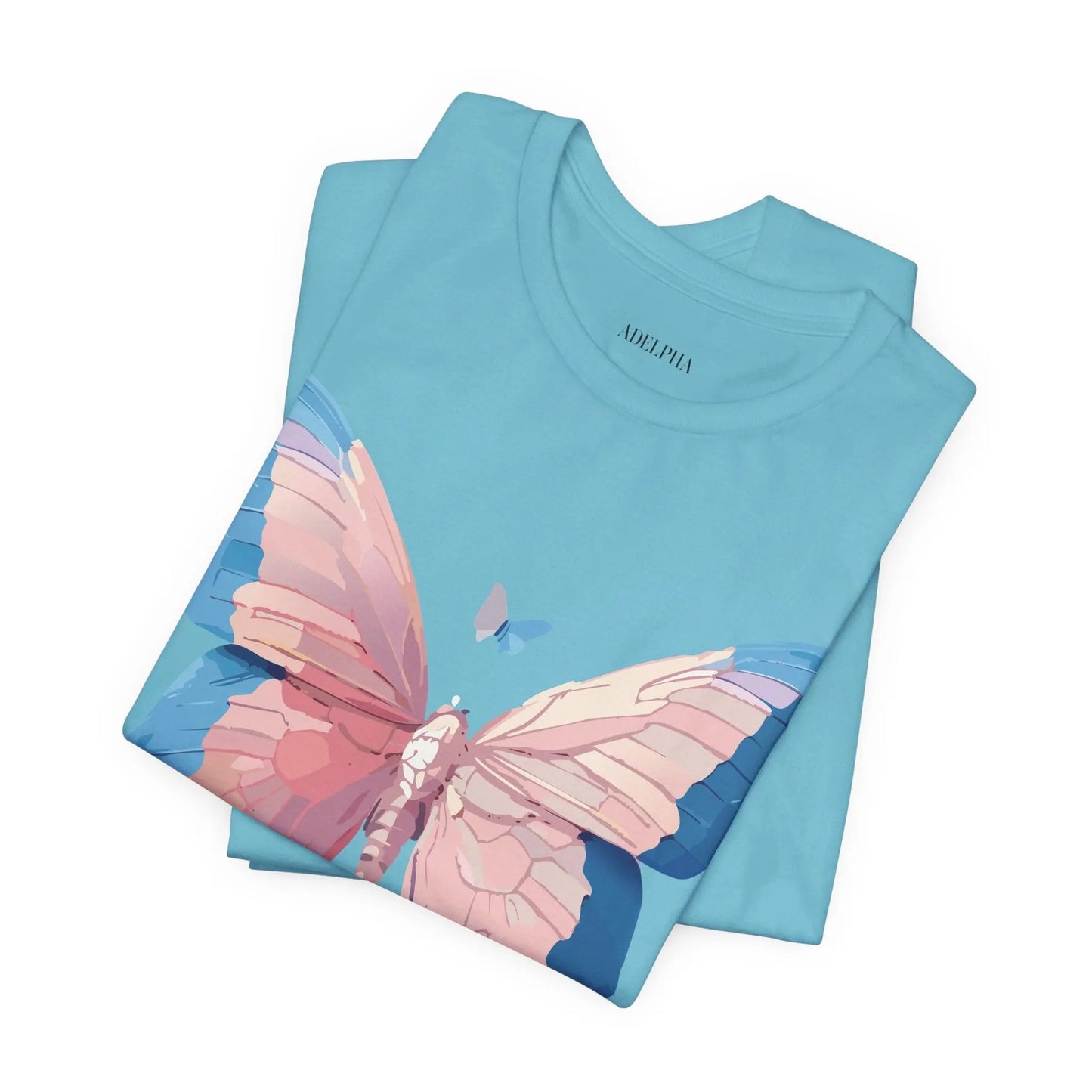 Butterfly Graphic Unisex 100 Cotton Lightweight Vintage Design Jersey Tee 113