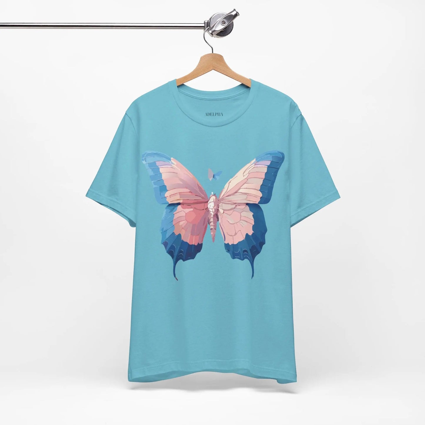 Butterfly Graphic Unisex 100 Cotton Lightweight Vintage Design Jersey Tee 113