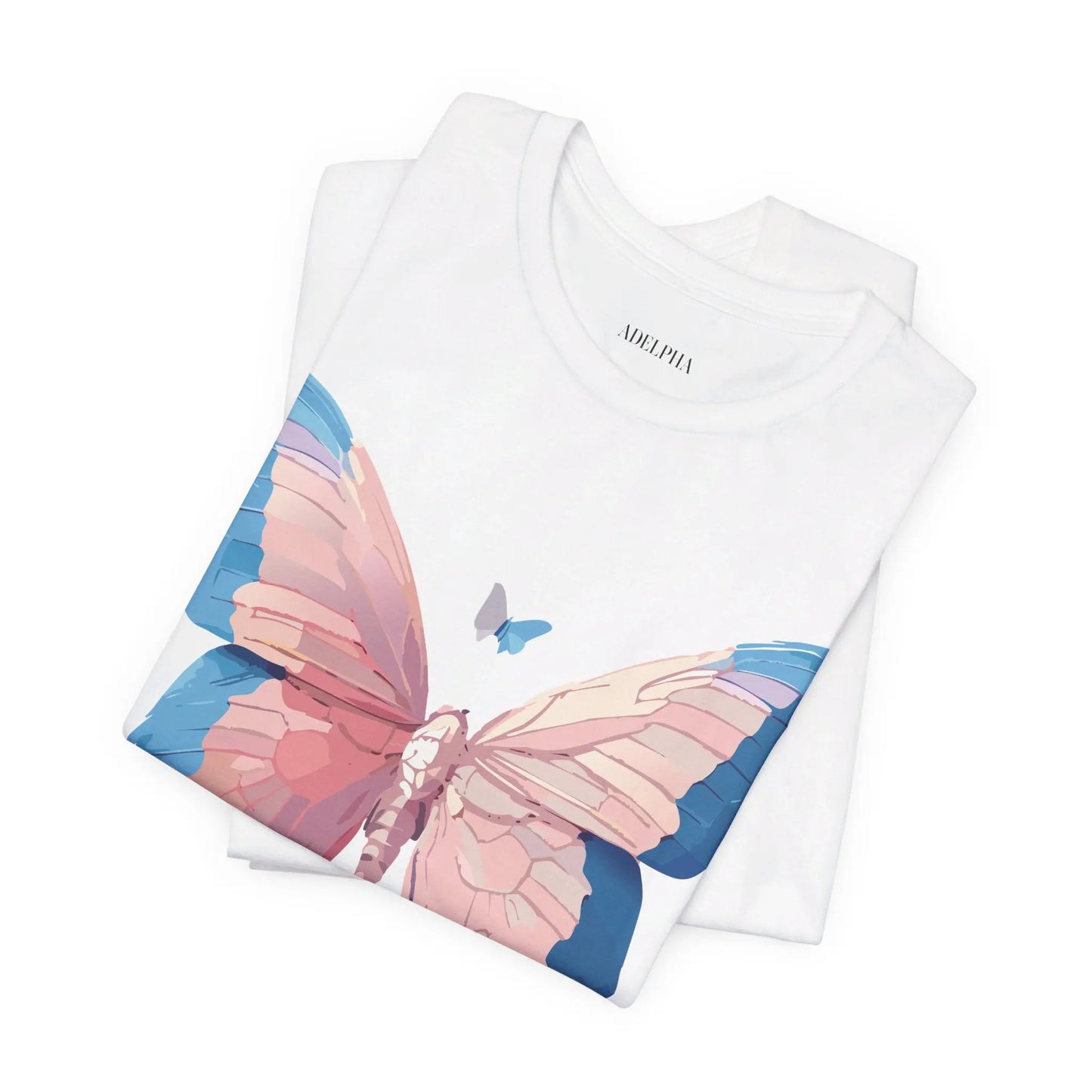 Butterfly Graphic Unisex 100 Cotton Lightweight Vintage Design Jersey Tee 113