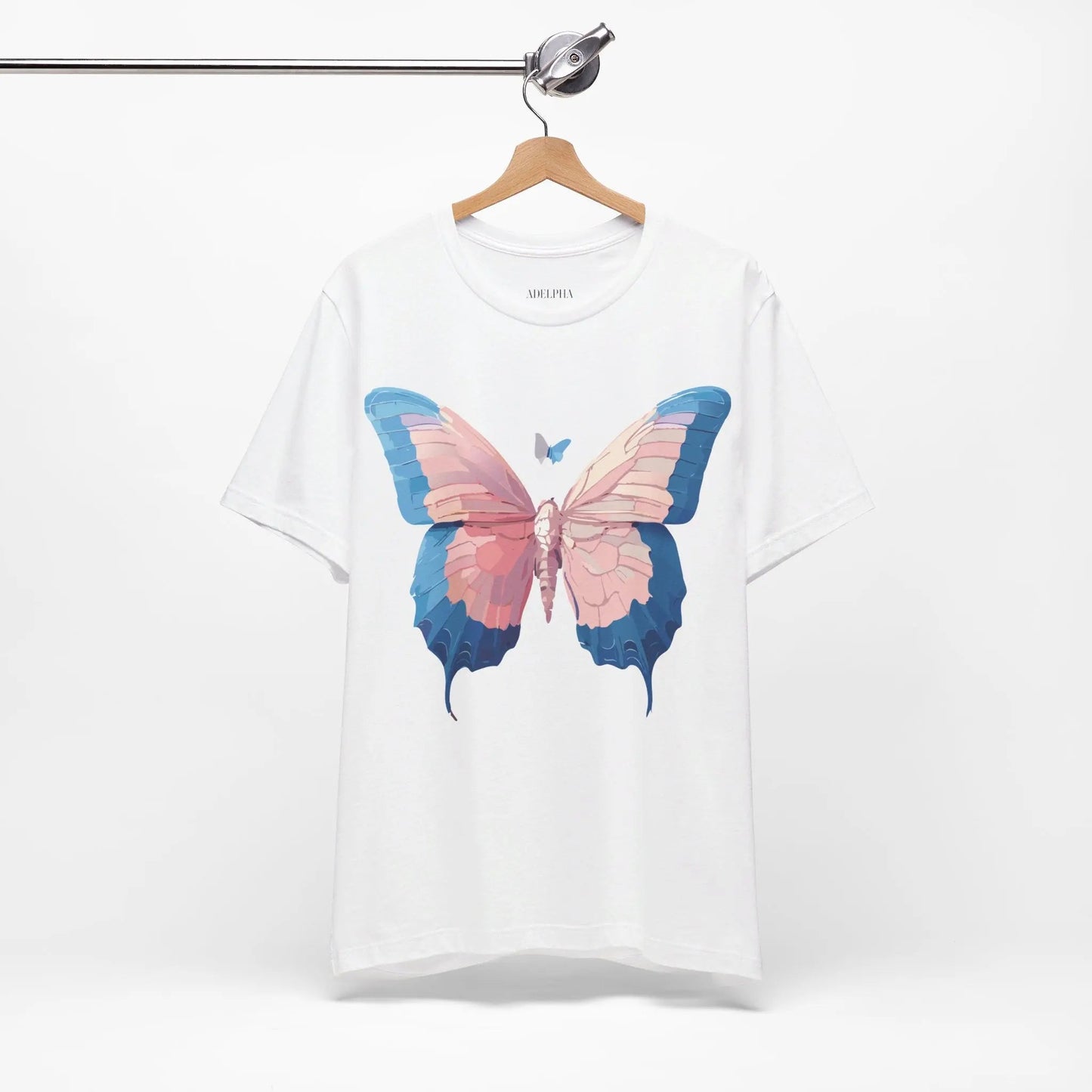 Butterfly Graphic Unisex 100 Cotton Lightweight Vintage Design Jersey Tee 113