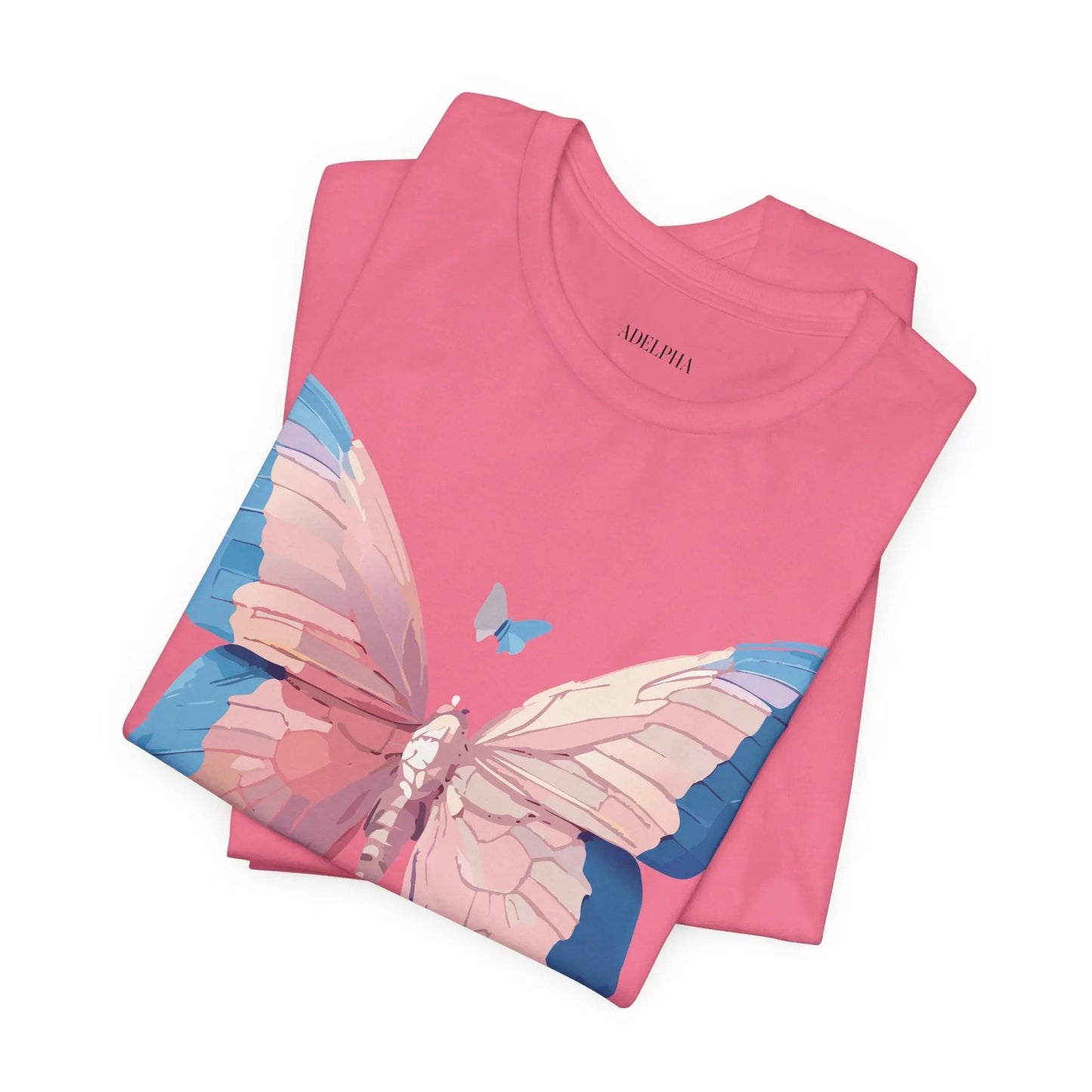 Butterfly Graphic Unisex 100 Cotton Lightweight Vintage Design Jersey Tee 113