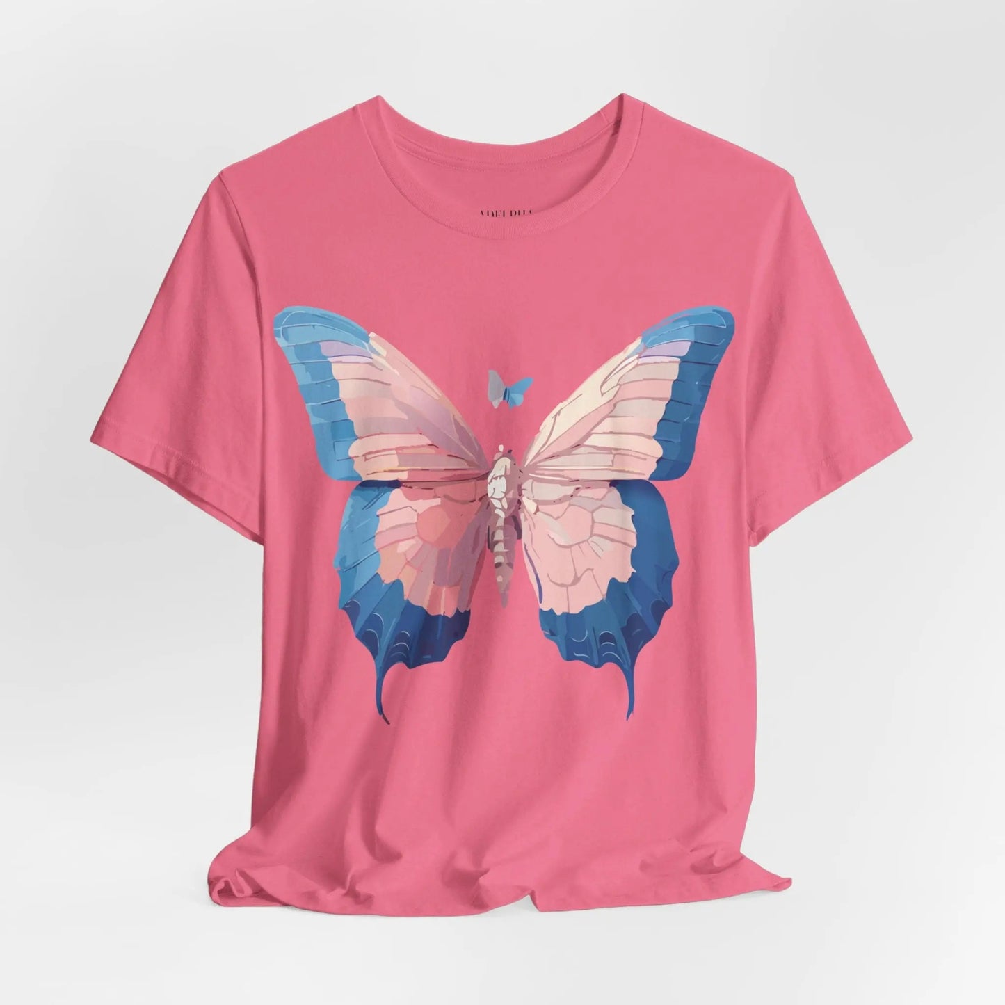 Butterfly Graphic Unisex 100 Cotton Lightweight Vintage Design Jersey Tee 113