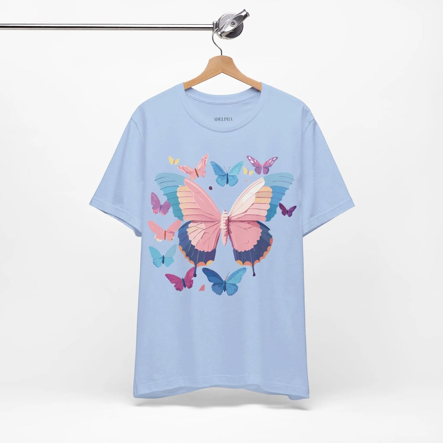 Butterfly Graphic Tee Unisex Shirt With Adelpha Vintage Artwork