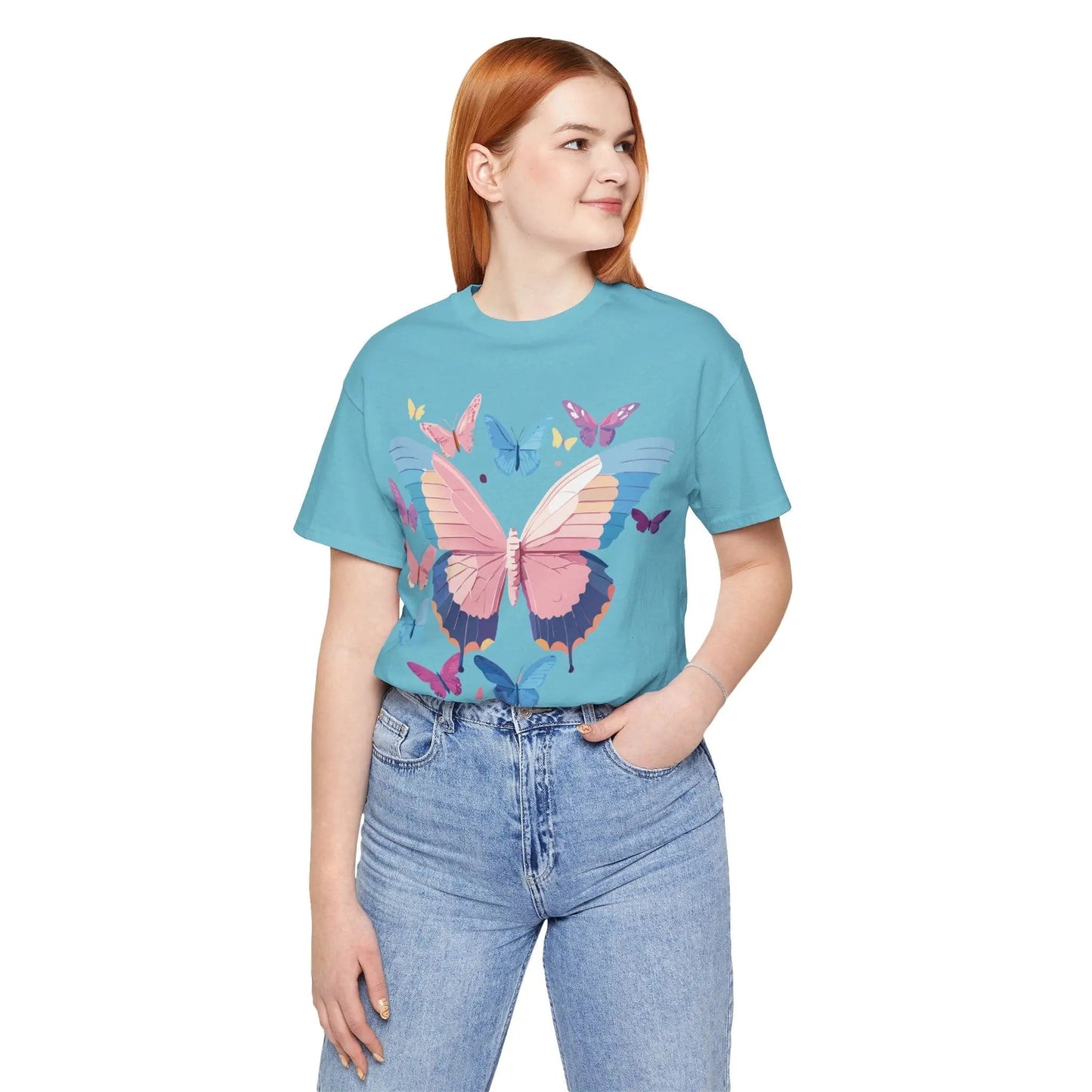 Butterfly Graphic Tee Unisex Shirt With Adelpha Vintage Artwork