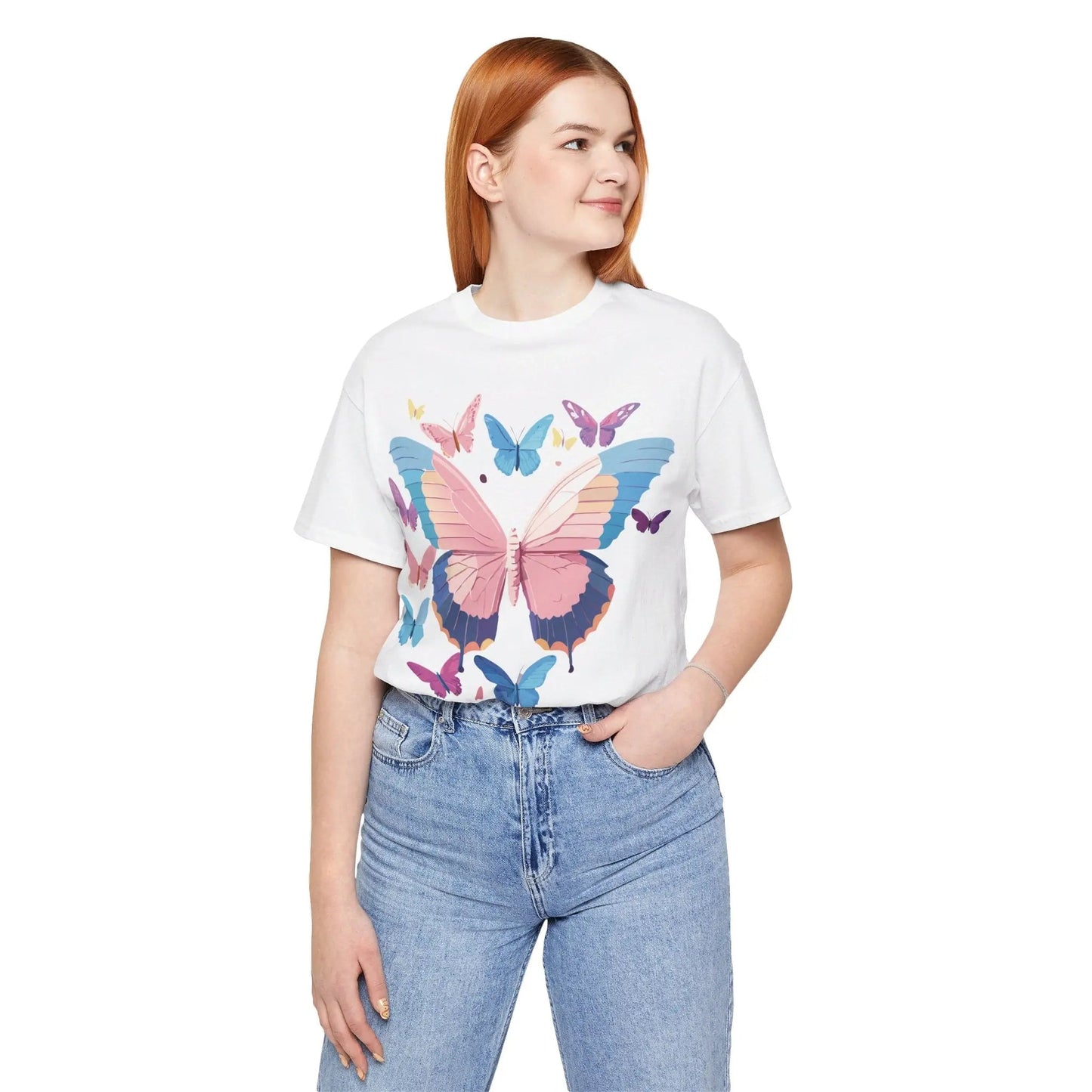 Butterfly Graphic Tee Unisex Shirt With Adelpha Vintage Artwork
