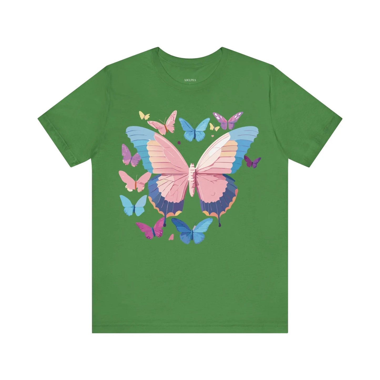 Butterfly Graphic Unisex 100 Cotton Lightweight Vintage Design Jersey Tee 110